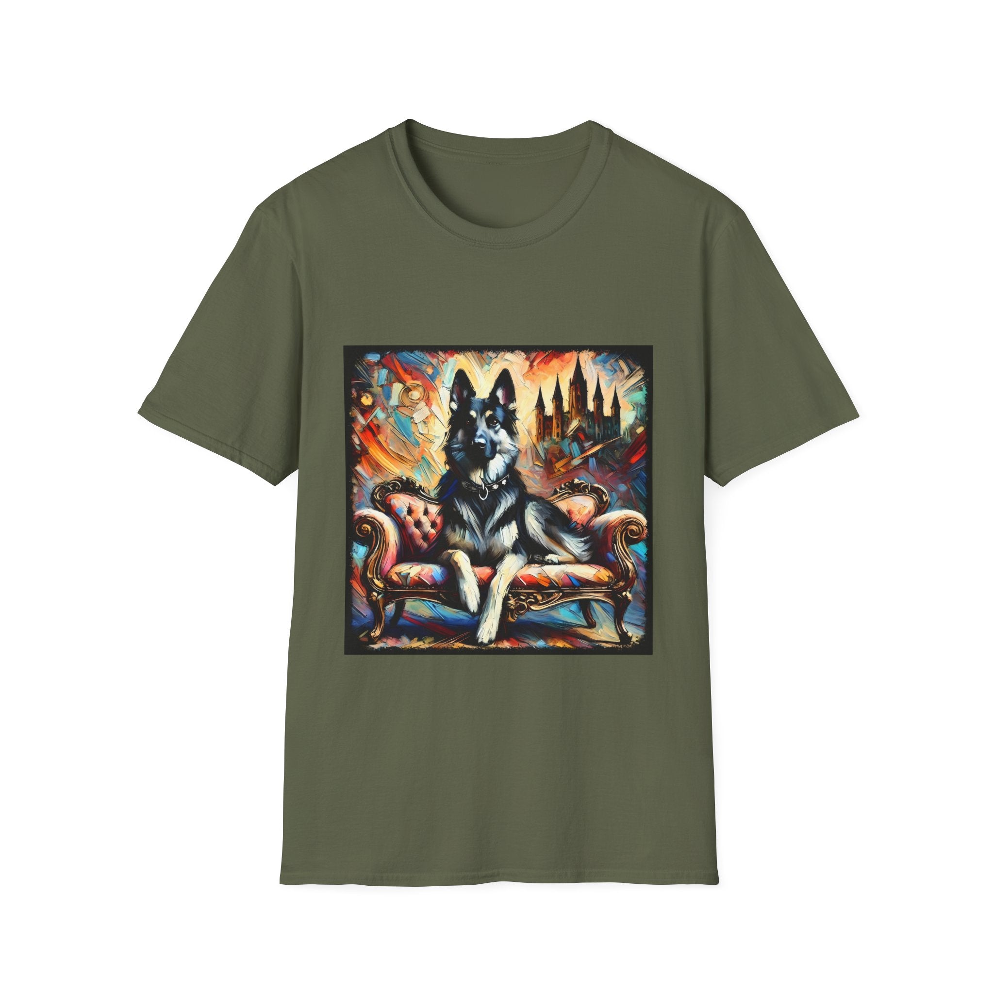 German Shepherd Vibrant Classic | Unisex Dog T-Shirt