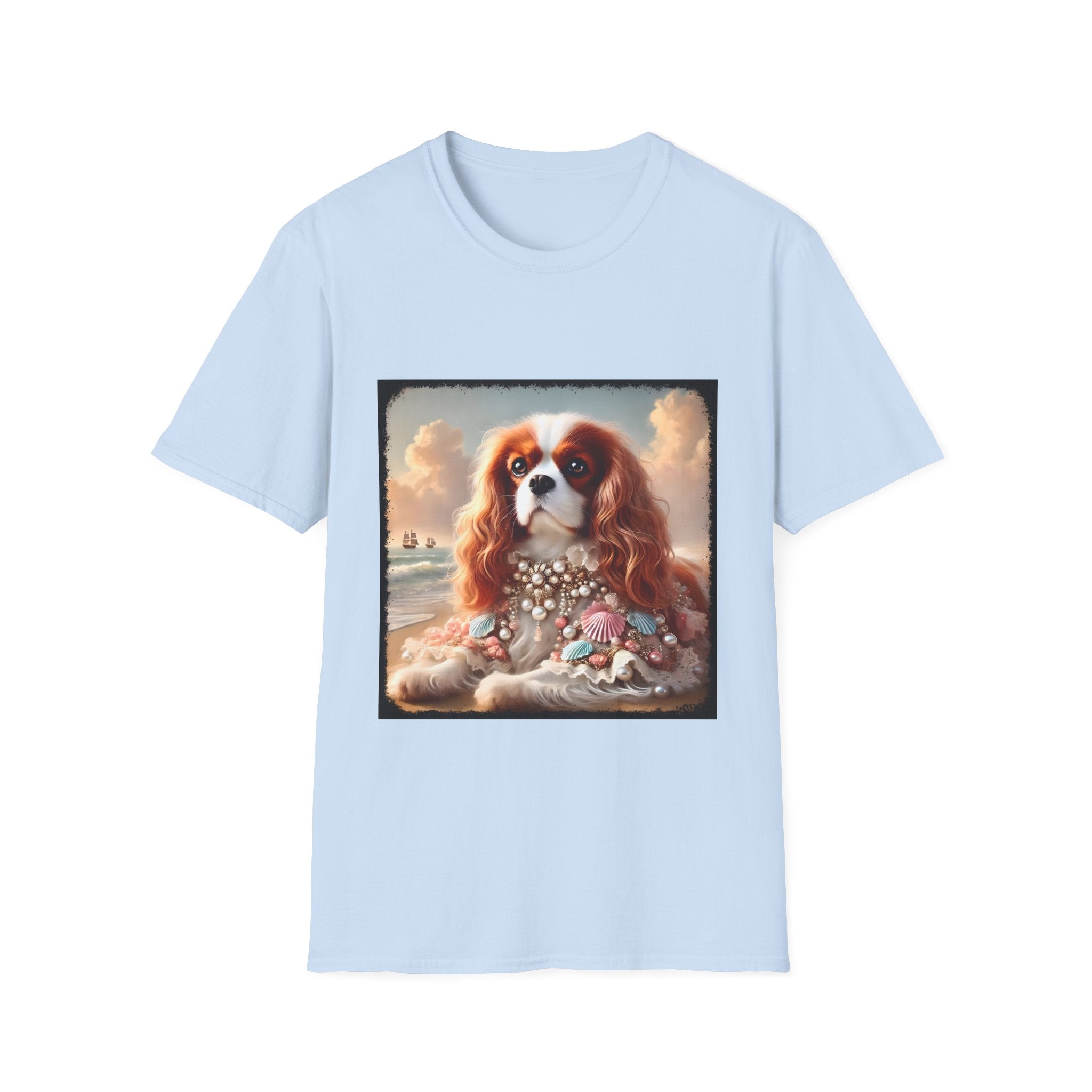 Cavalier King Charles Spaniel Beach Beauty | Unisex Dog T-Shirt