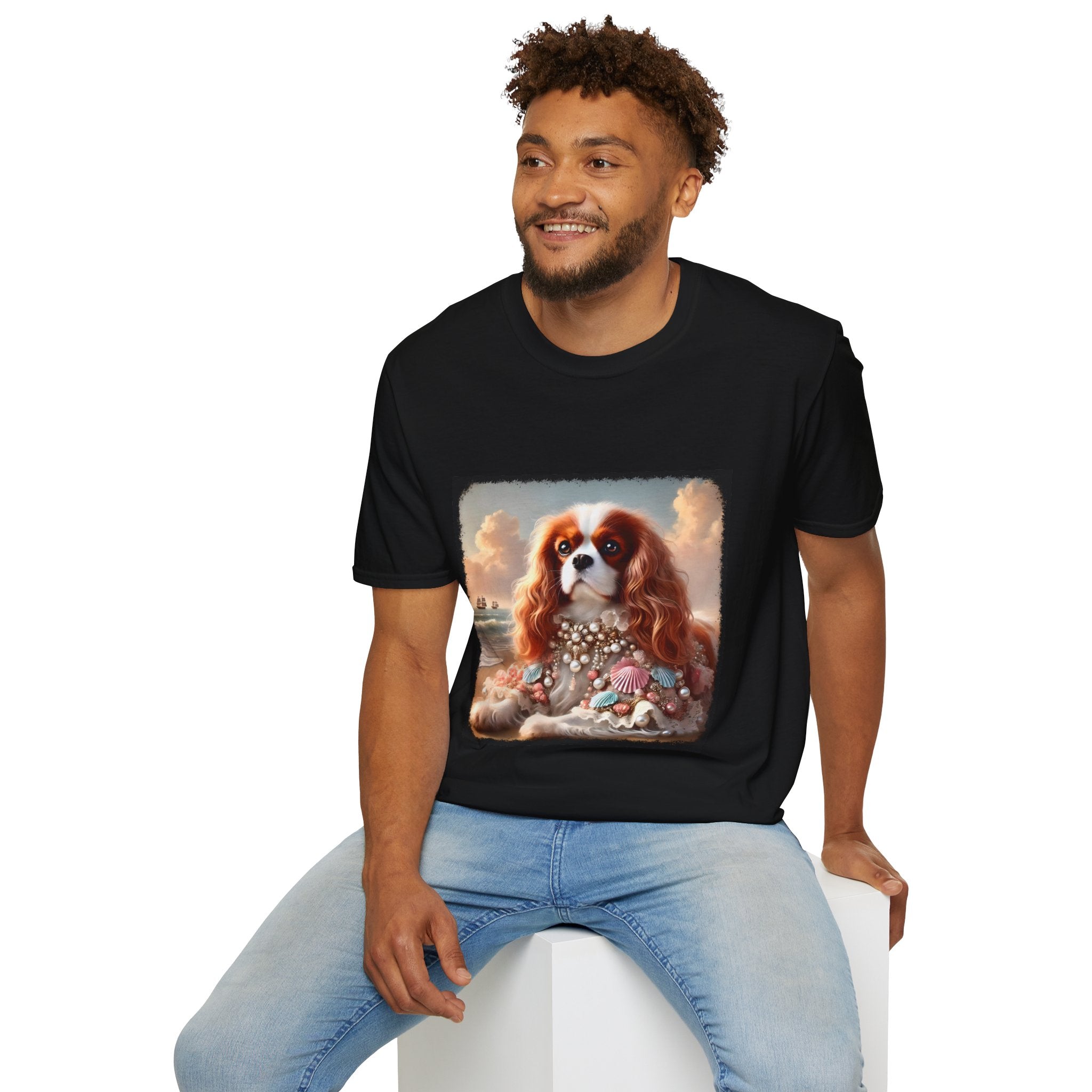 Cavalier King Charles Spaniel Beach Beauty | Unisex Dog T-Shirt