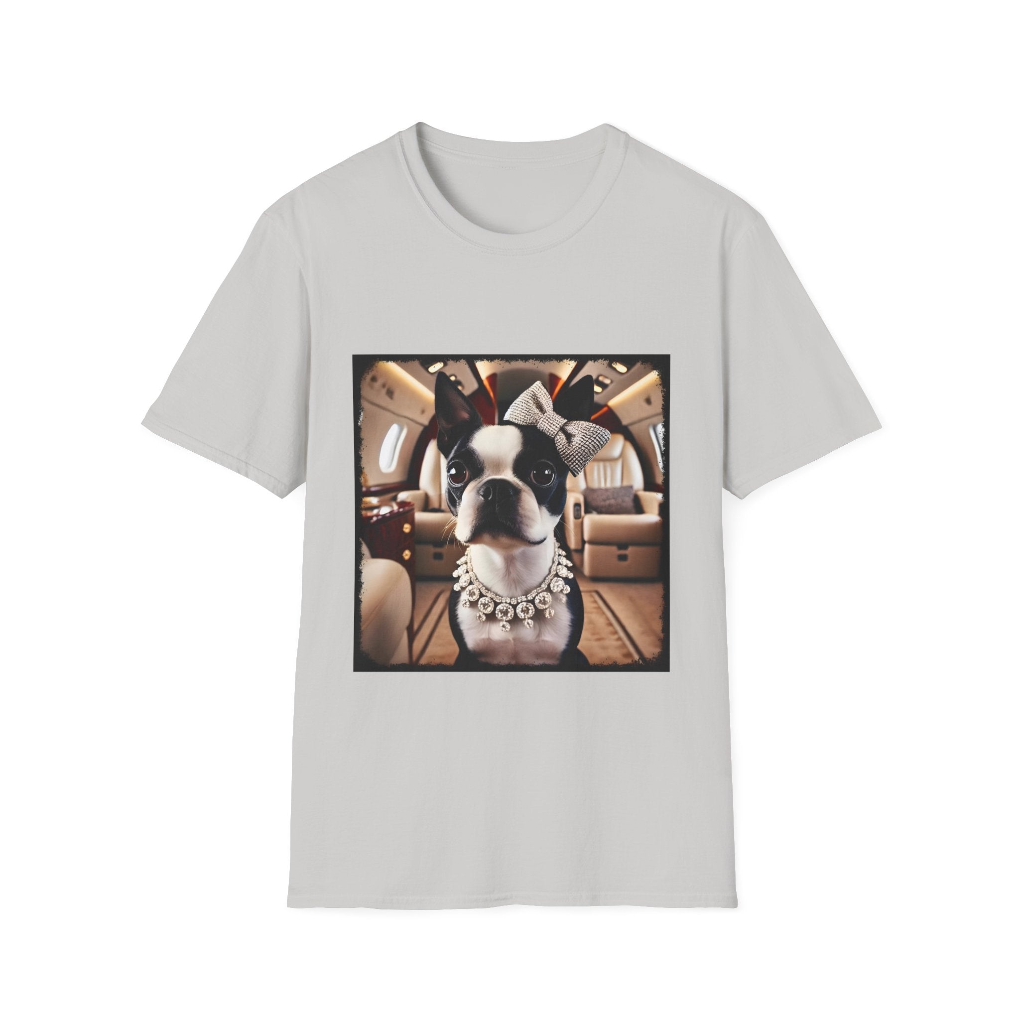 Boston Terrier Jet Setter | Unisex Dog T-Shirt