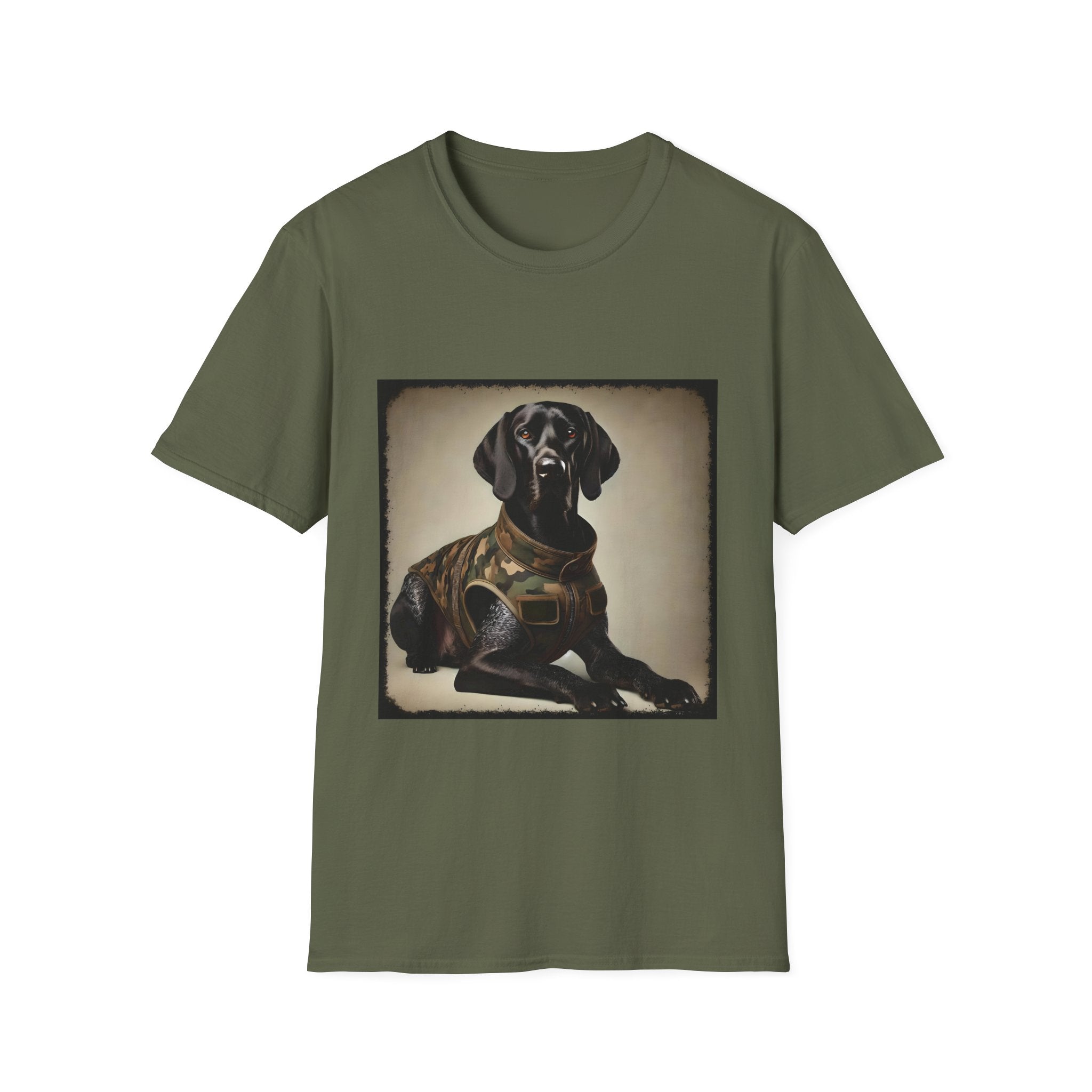 German Shorthaired Pointer Camo Cutie | Unisex Dog T-Shirt