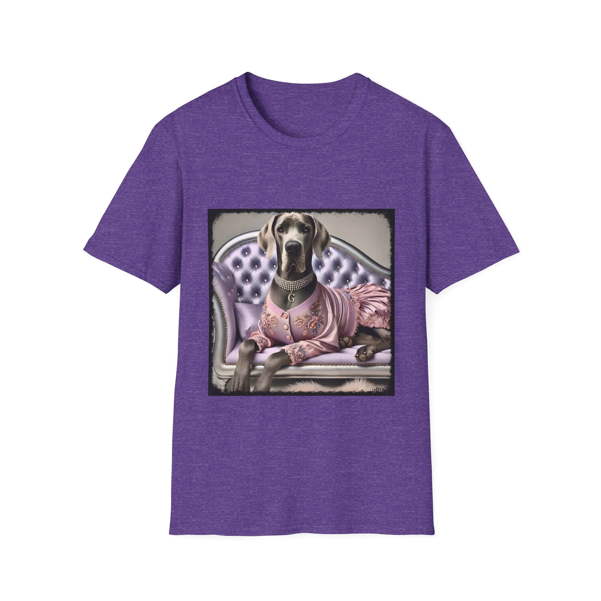 Great Dane Violet Vixen | Unisex Dog T-Shirt