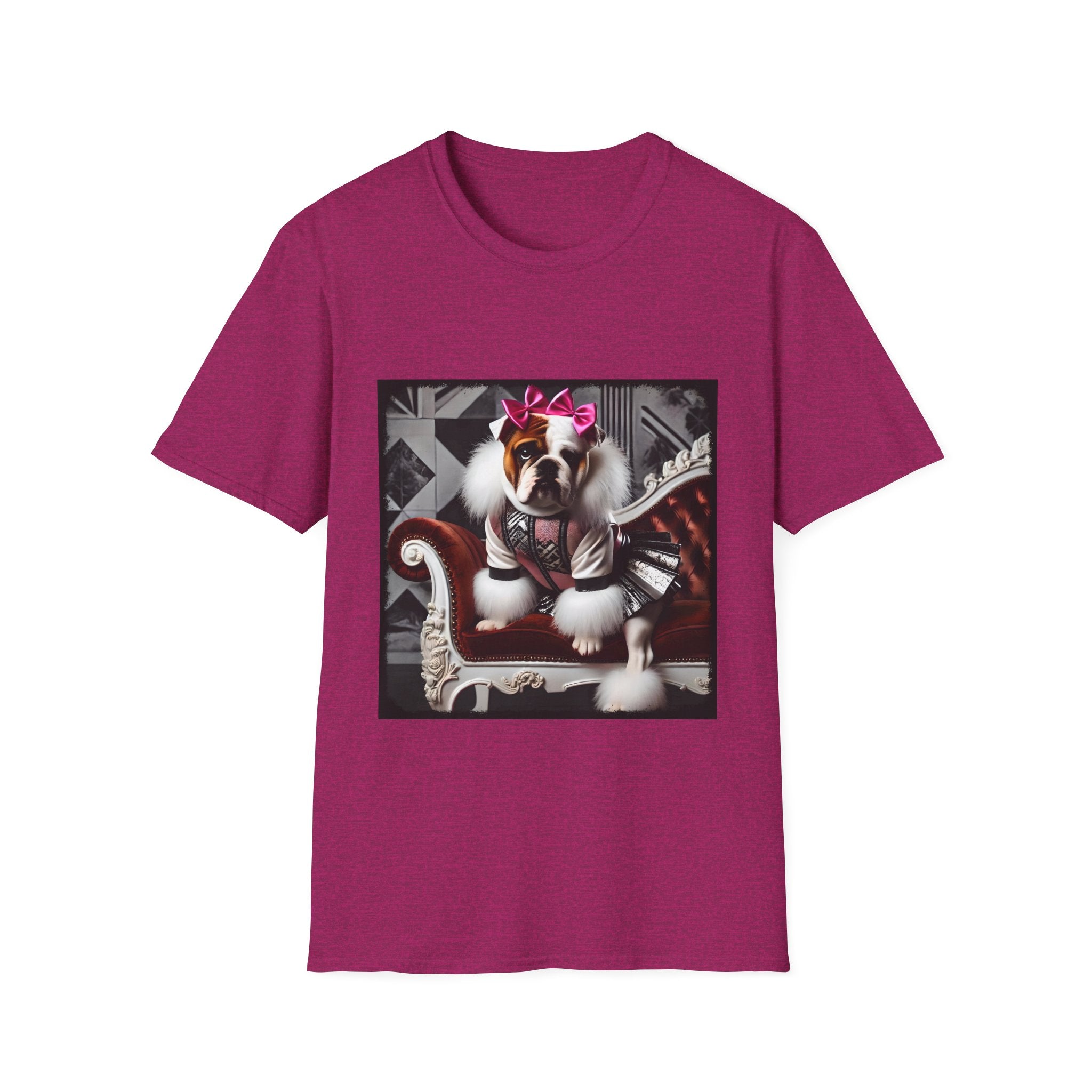 Bulldog Chic Rocker | Unisex Dog T-Shirt