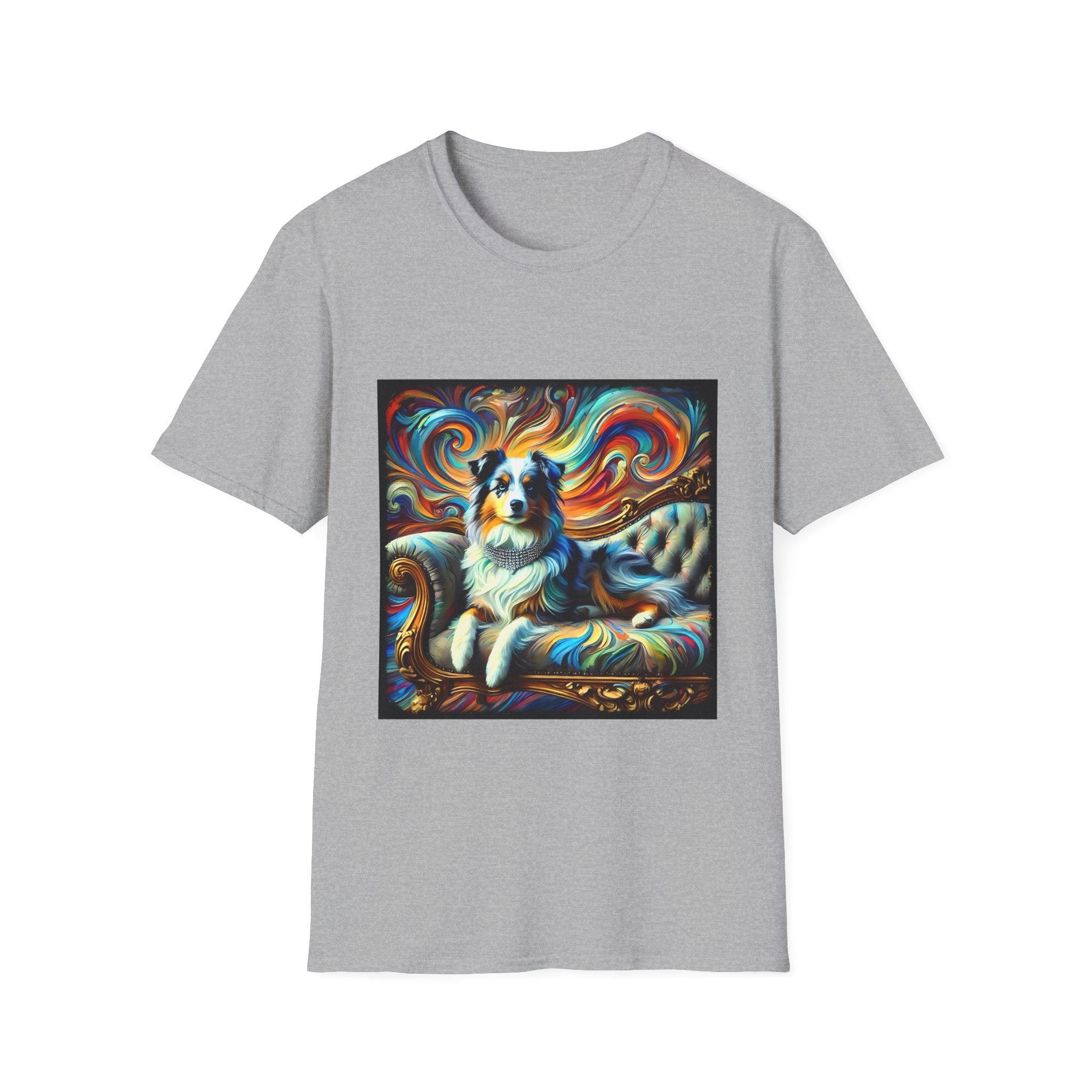 Miniature American Shepherd Vivid Swirl | Unisex Dog T-Shirt