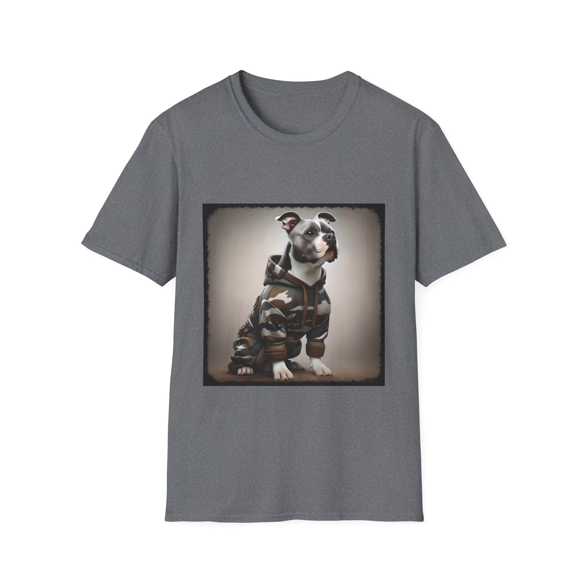 American Pit Bull Terrier Camo Cutie | Unisex Dog T-Shirt