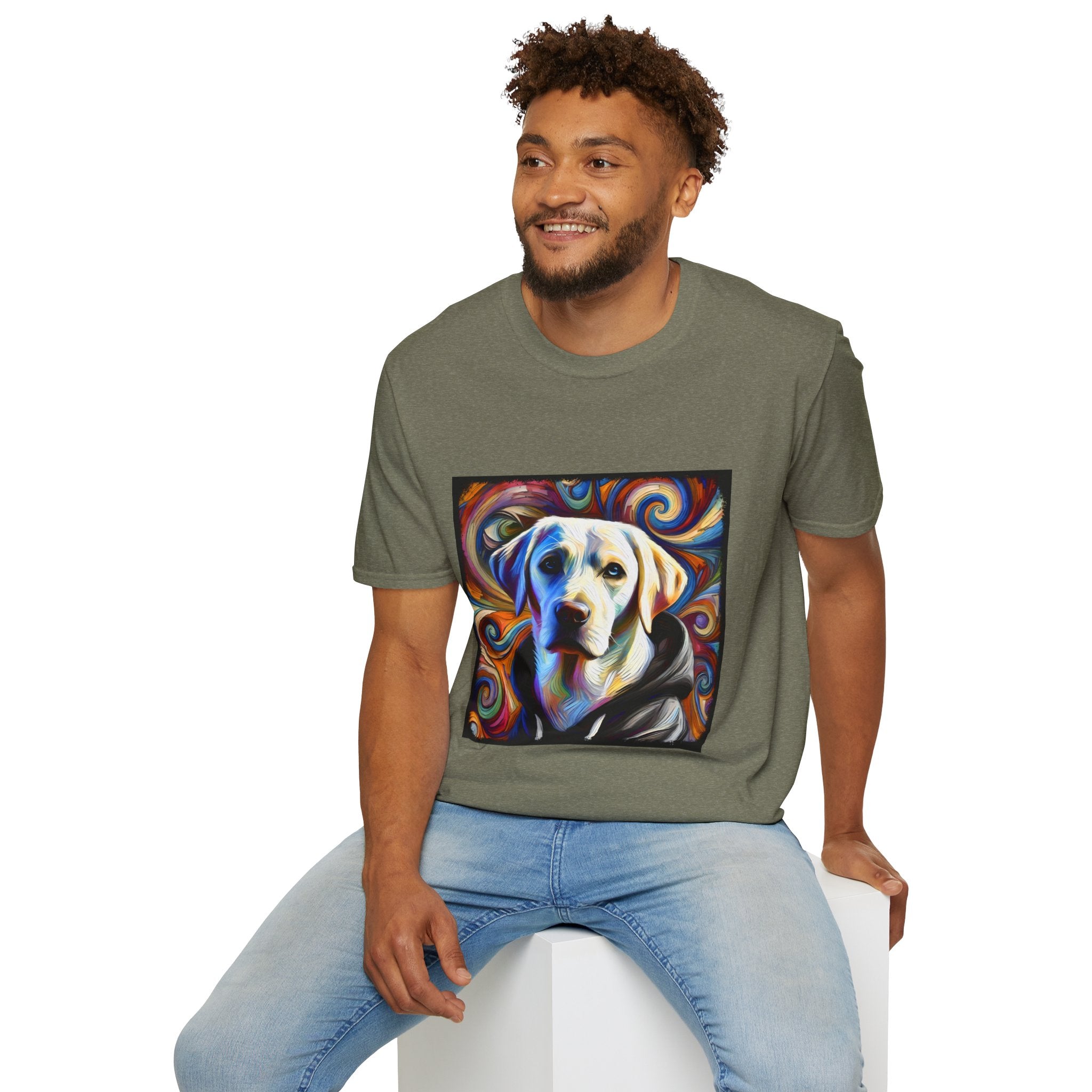 Labrador Retriever Relaxed Swirl | Unisex Dog T-Shirt