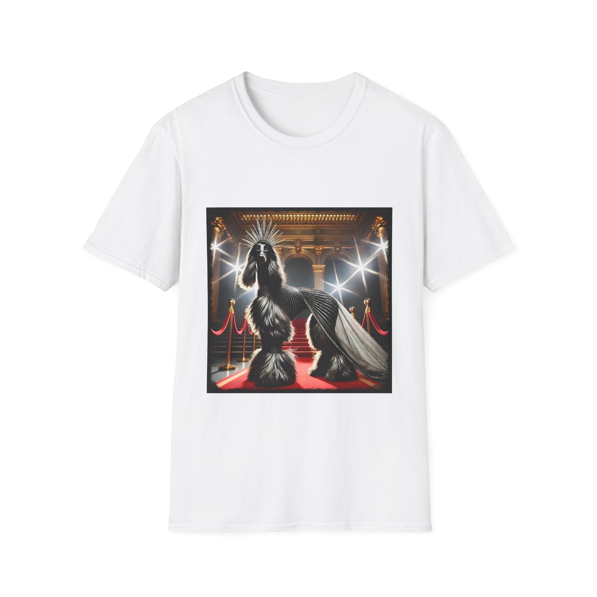 Afghan Hound Runway Royalty | Unisex Dog T-Shirt