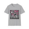 Basset Hound B&W Pink Bow Bold | Unisex Dog T-Shirt