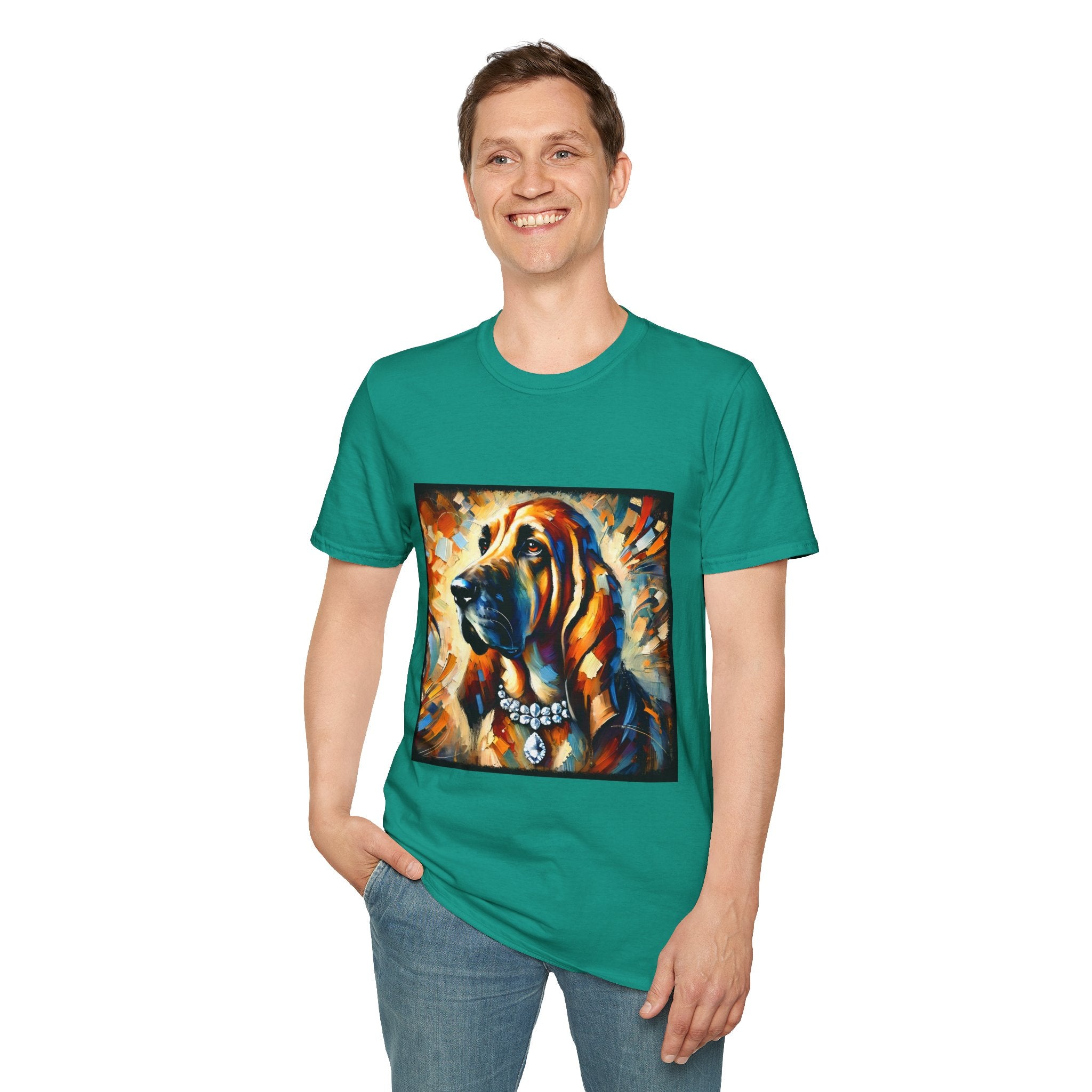 Bloodhound Diamond Bold Classic | Unisex Dog T-Shirt