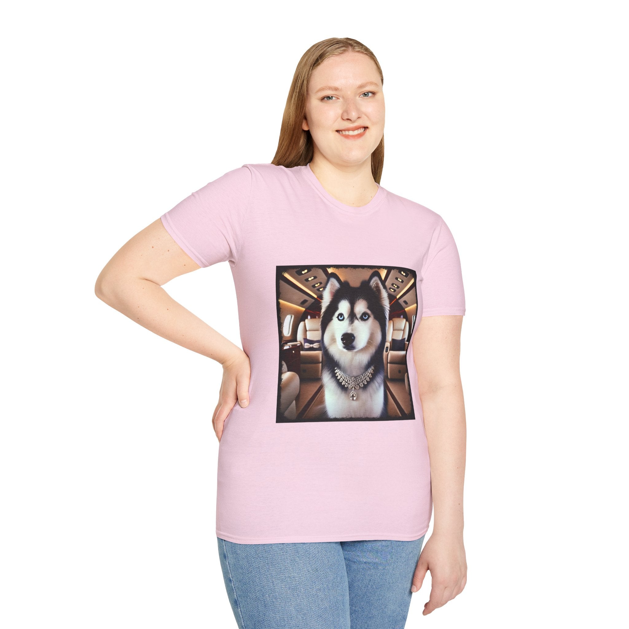 Siberian Husky Frequent Flier | Unisex Dog T-Shirt