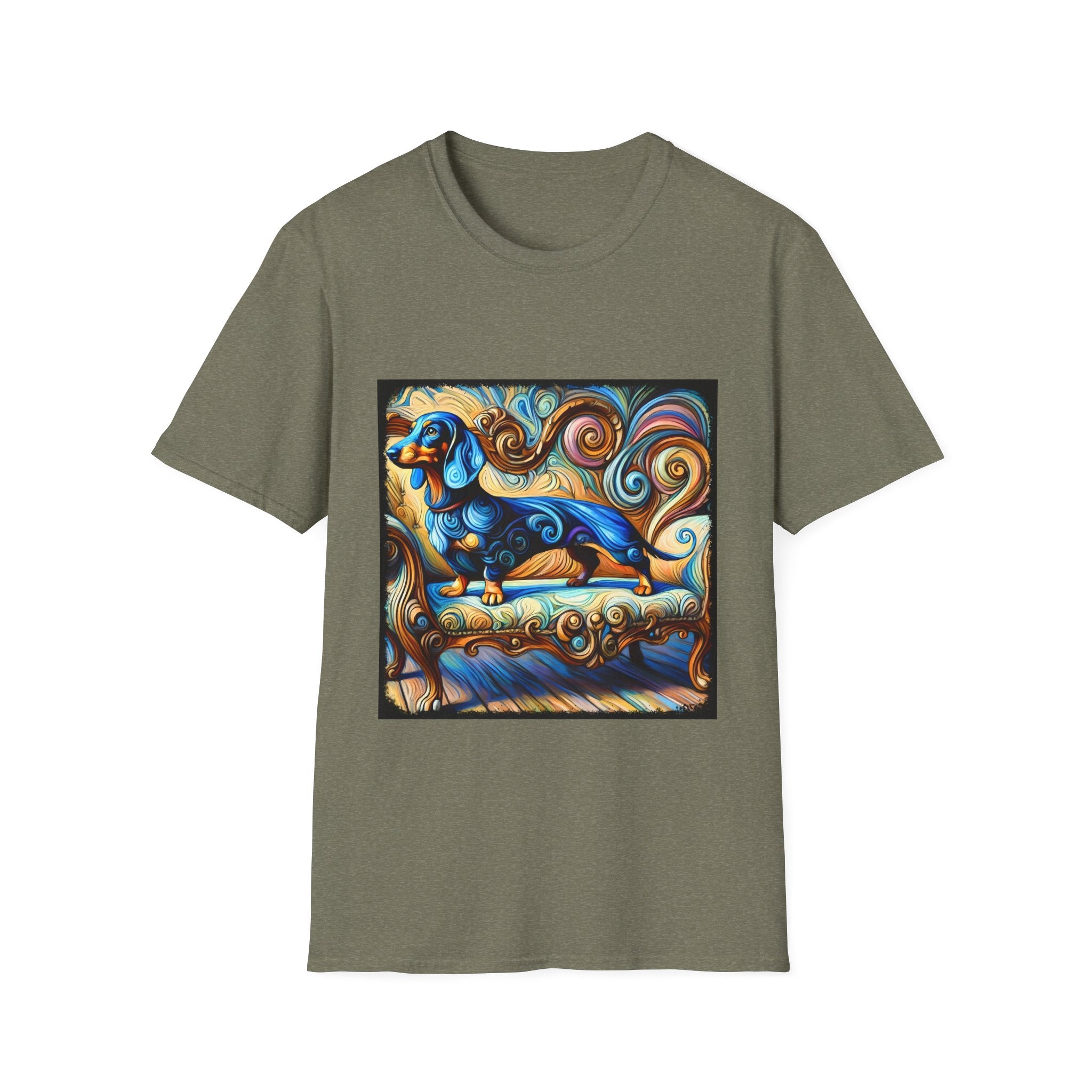 Dachshund Blue Dream Swirl | Unisex Dog T-Shirt