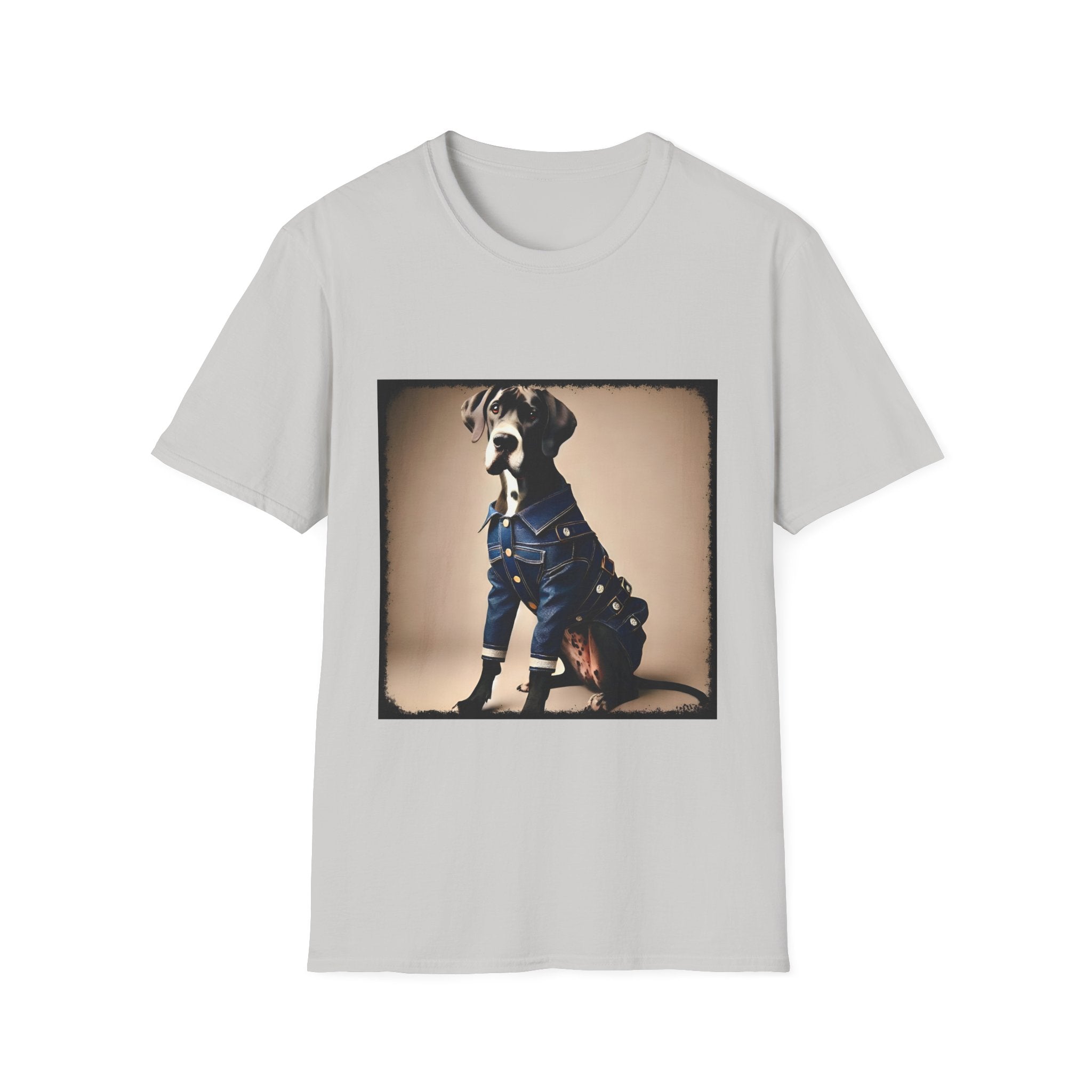 Great Dane Denim Mood | Unisex Dog T-Shirt