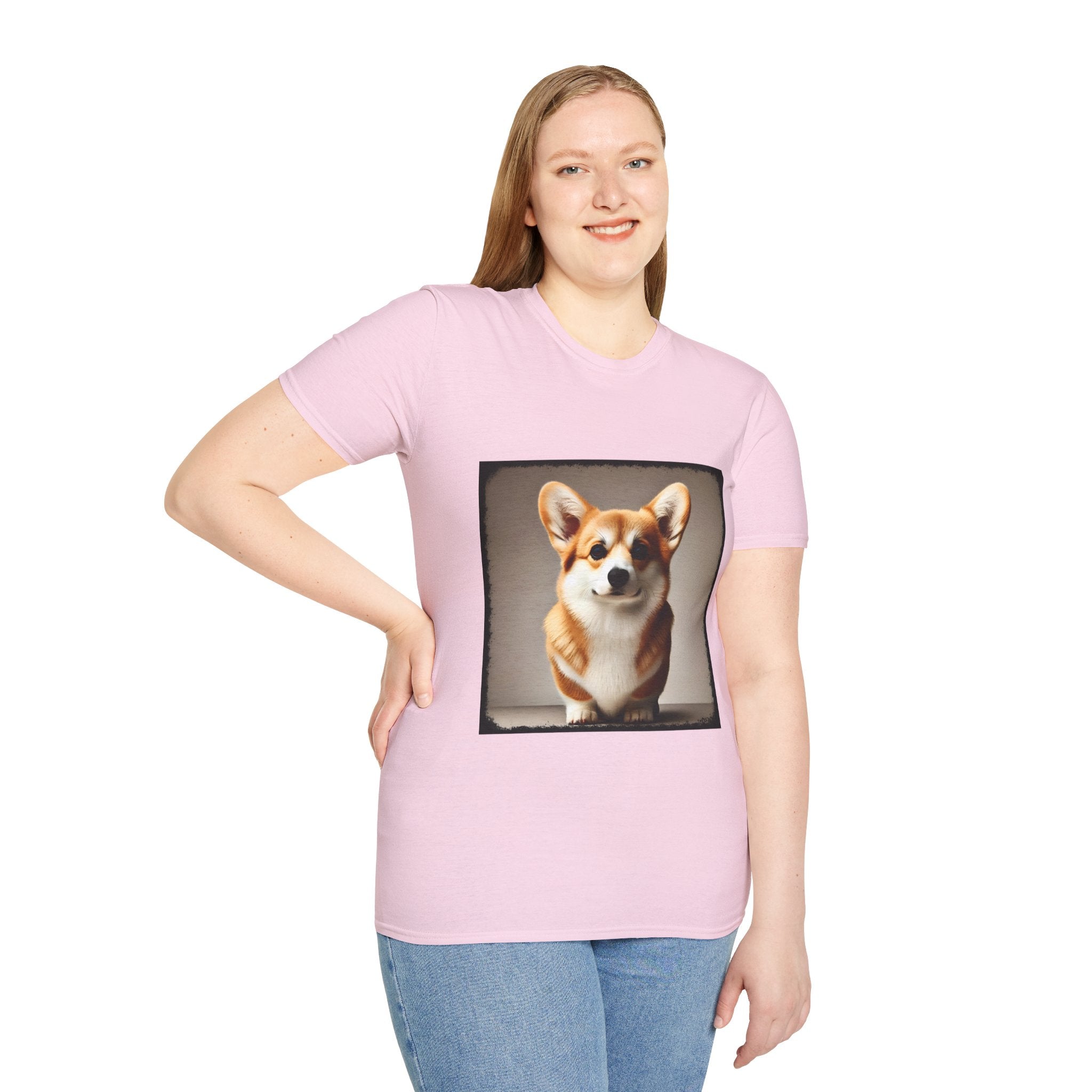 Pembroke Welsh Corgi Poised Pup | Unisex Dog T-Shirt