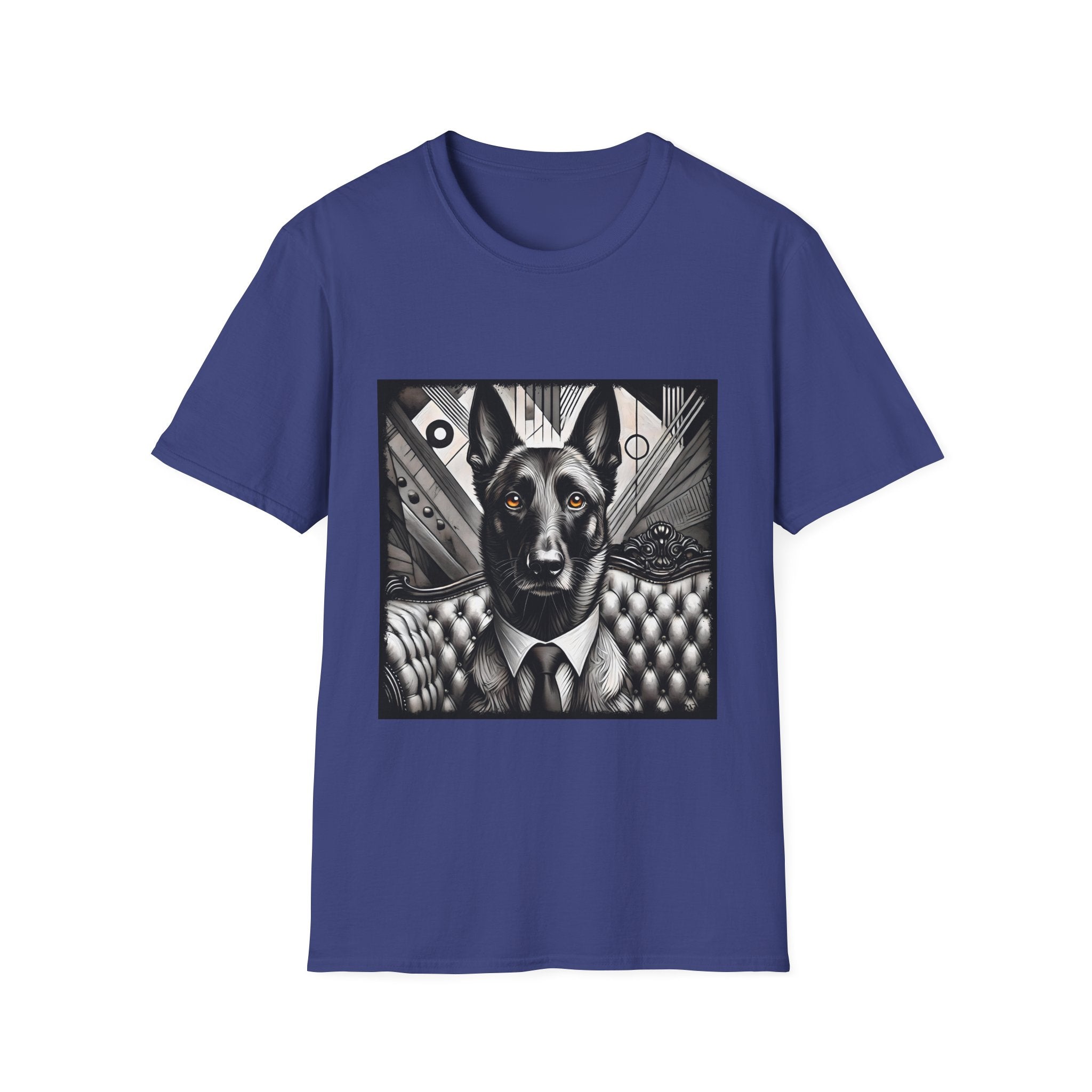 Belgian Malinois B&W Bold Eyes | Unisex Dog T-Shirt