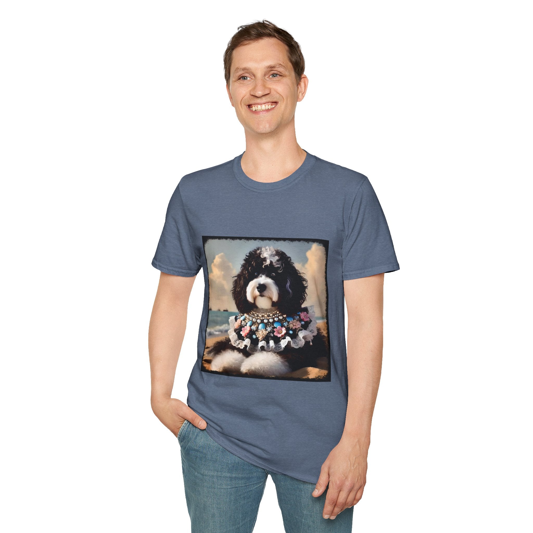 Aussiedoodle Seashell Siren | Unisex Dog T-Shirt