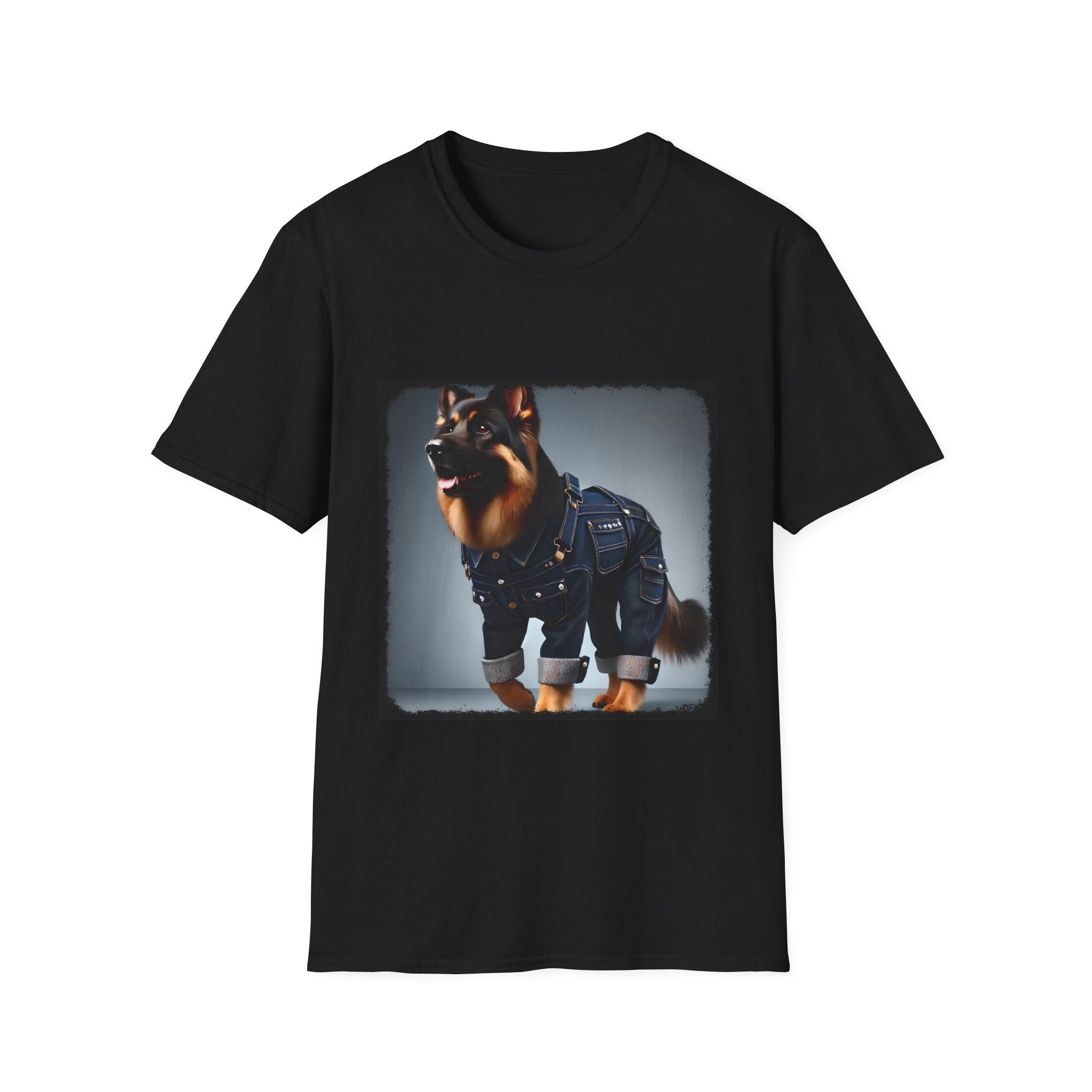 German Shepherd Denim Dream | Unisex Dog T-Shirt