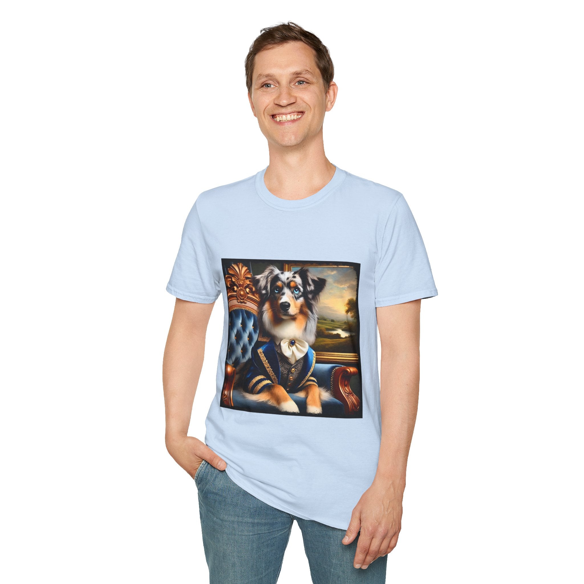Miniature American Shepherd Dashing Duke | Unisex Dog T-Shirt
