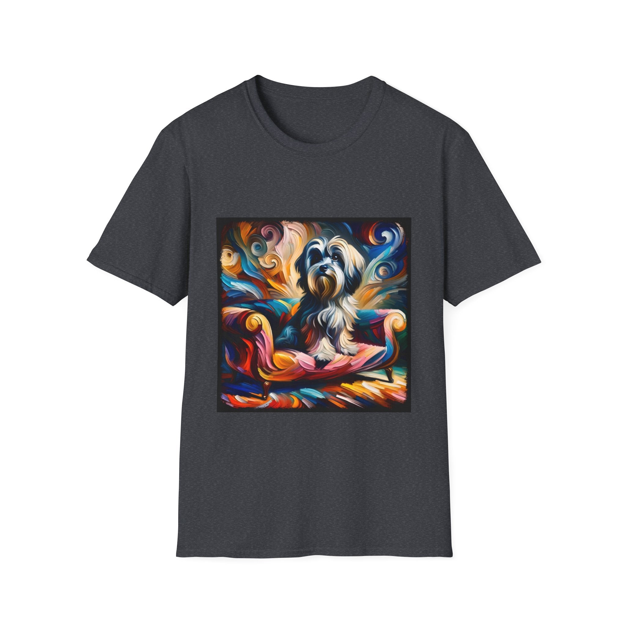 Havanese Blaze Swirl |  Unisex Dog T-Shirt