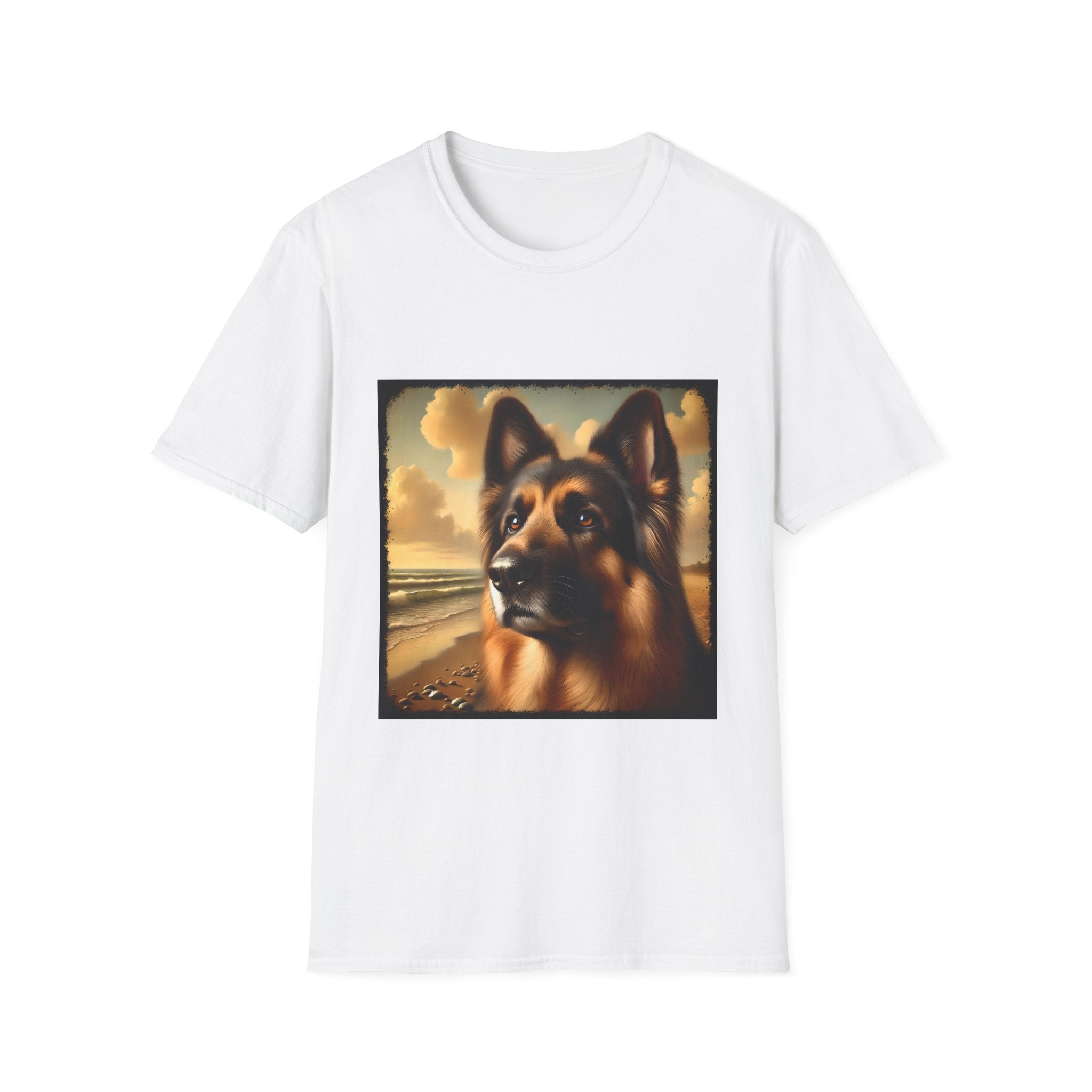 German Shepherd Beach Classic | Unisex Dog T-Shirt
