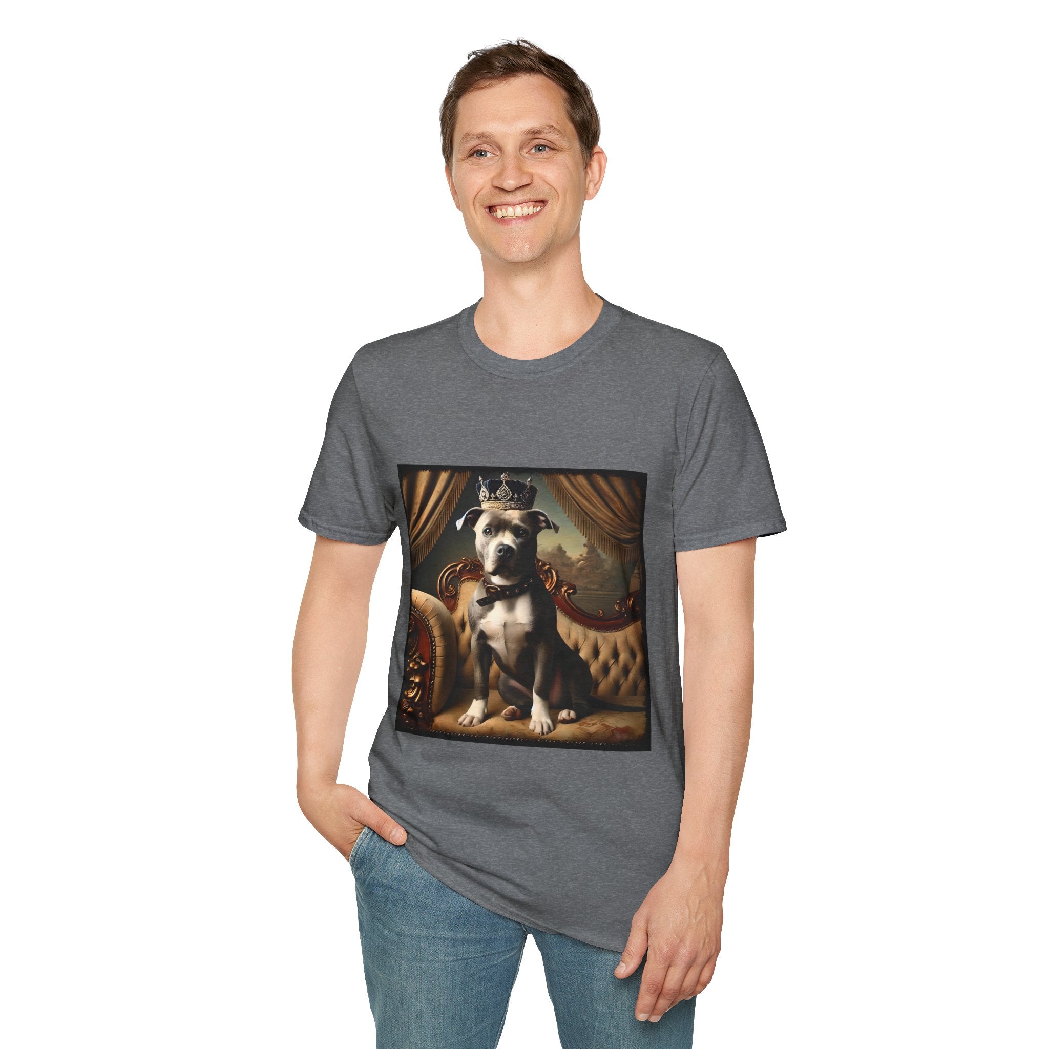 American Pit Bull Terrier Crowned Prince | Unisex Dog T-Shirt