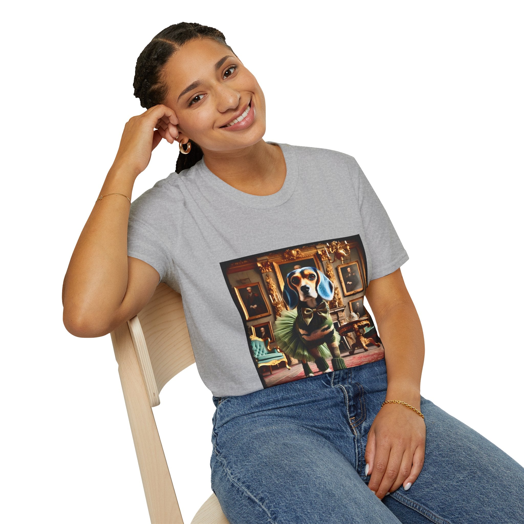 Beagle Blue Icon | Unisex Dog T-Shirt