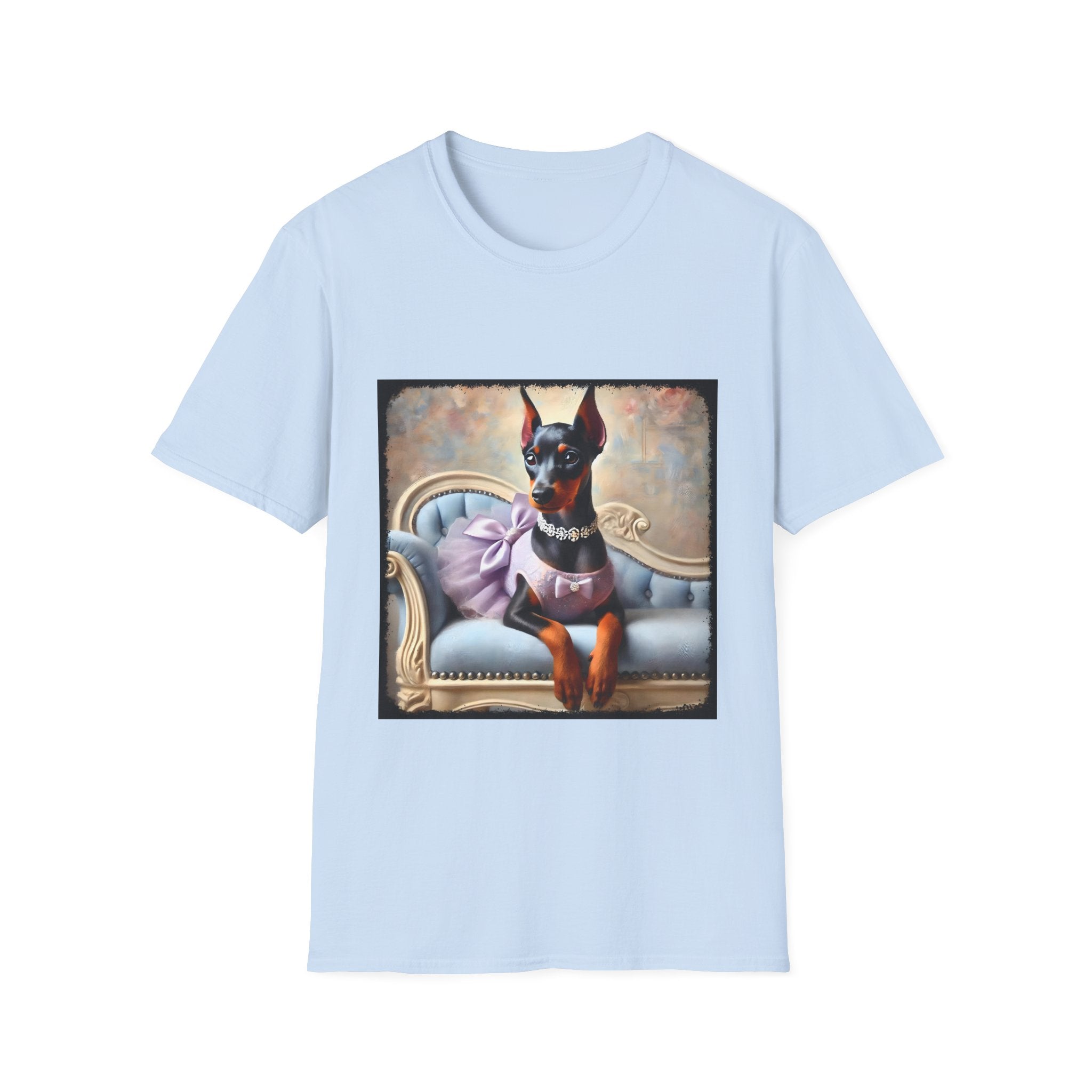 Doberman Pinscher Purple Princess Classic | Unisex Dog T-Shirt