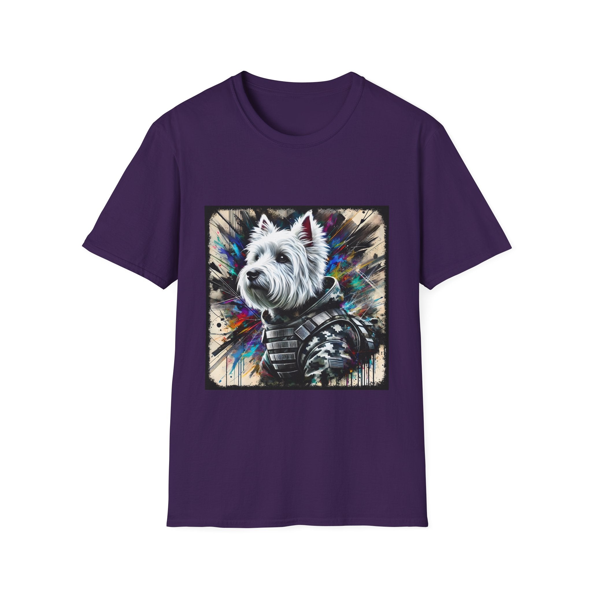 West Highland White Terrier Bold Camo Classic | Unisex Dog T-Shirt