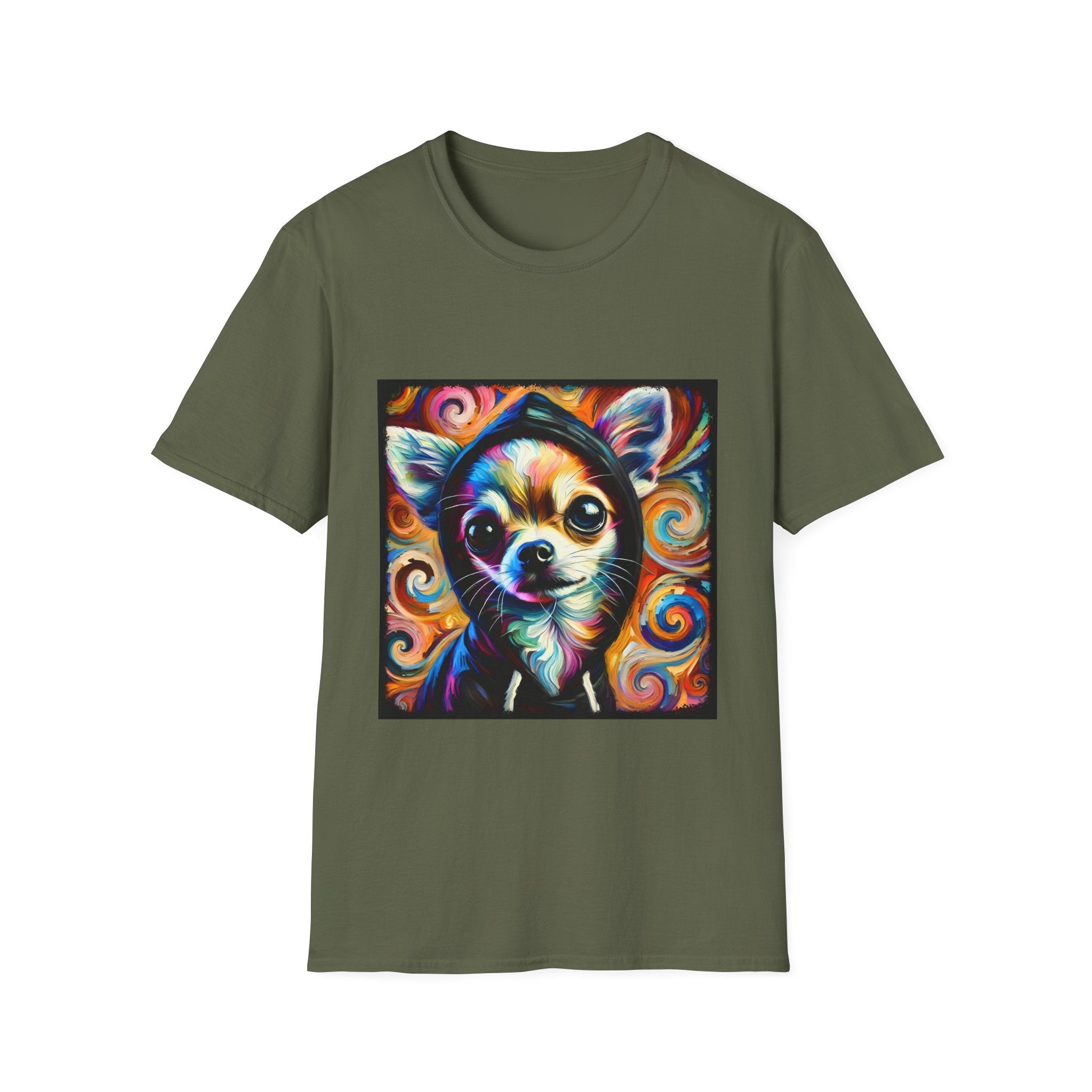 Chihuahua Relaxed Swirl | Unisex Dog T-Shirt