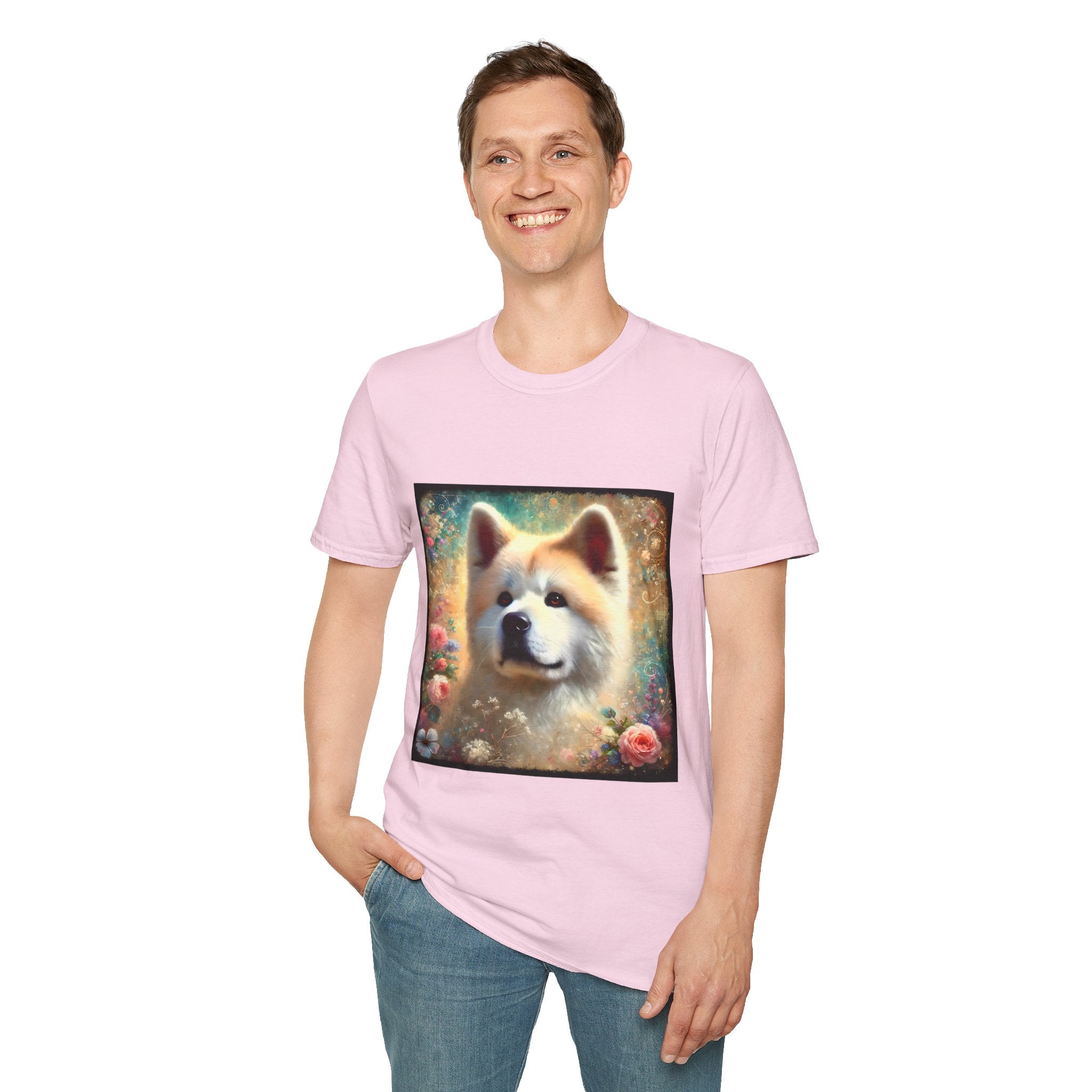 Akita Cosmic Garden | Unisex Dog T-Shirt