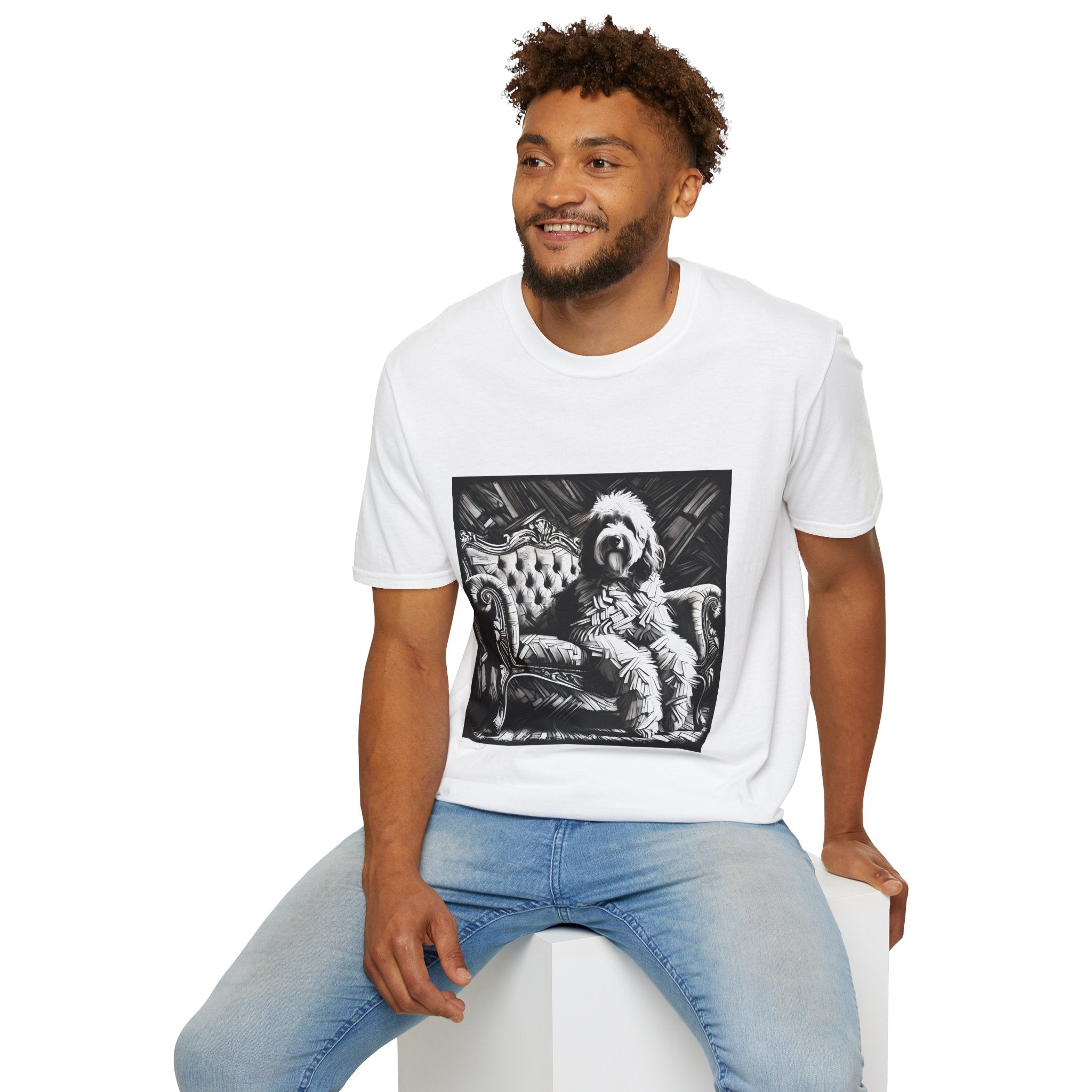 Bernedoodle B&W Bold | Unisex Dog T-Shirt