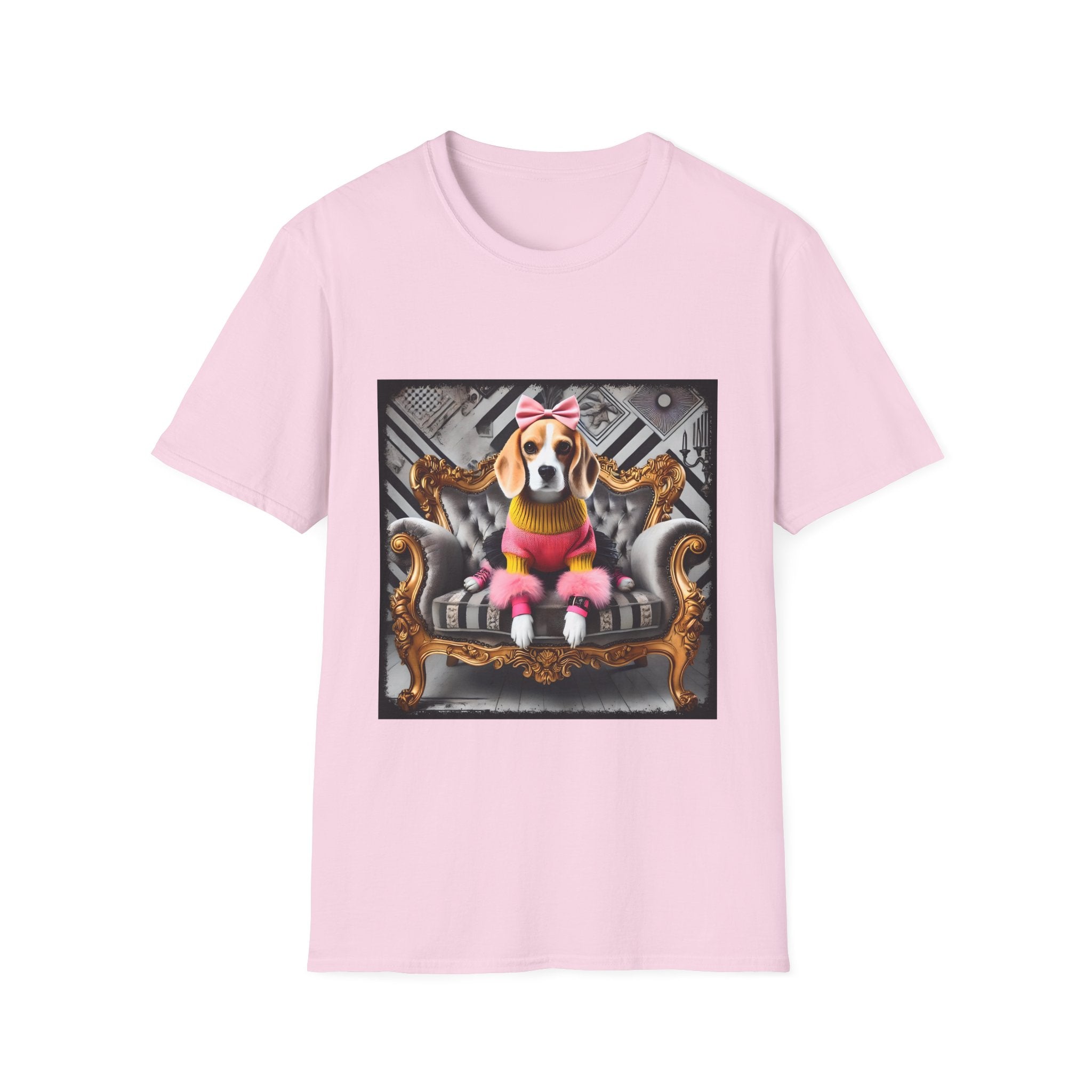 Beagle Pink Diva | Unisex Dog T-Shirt