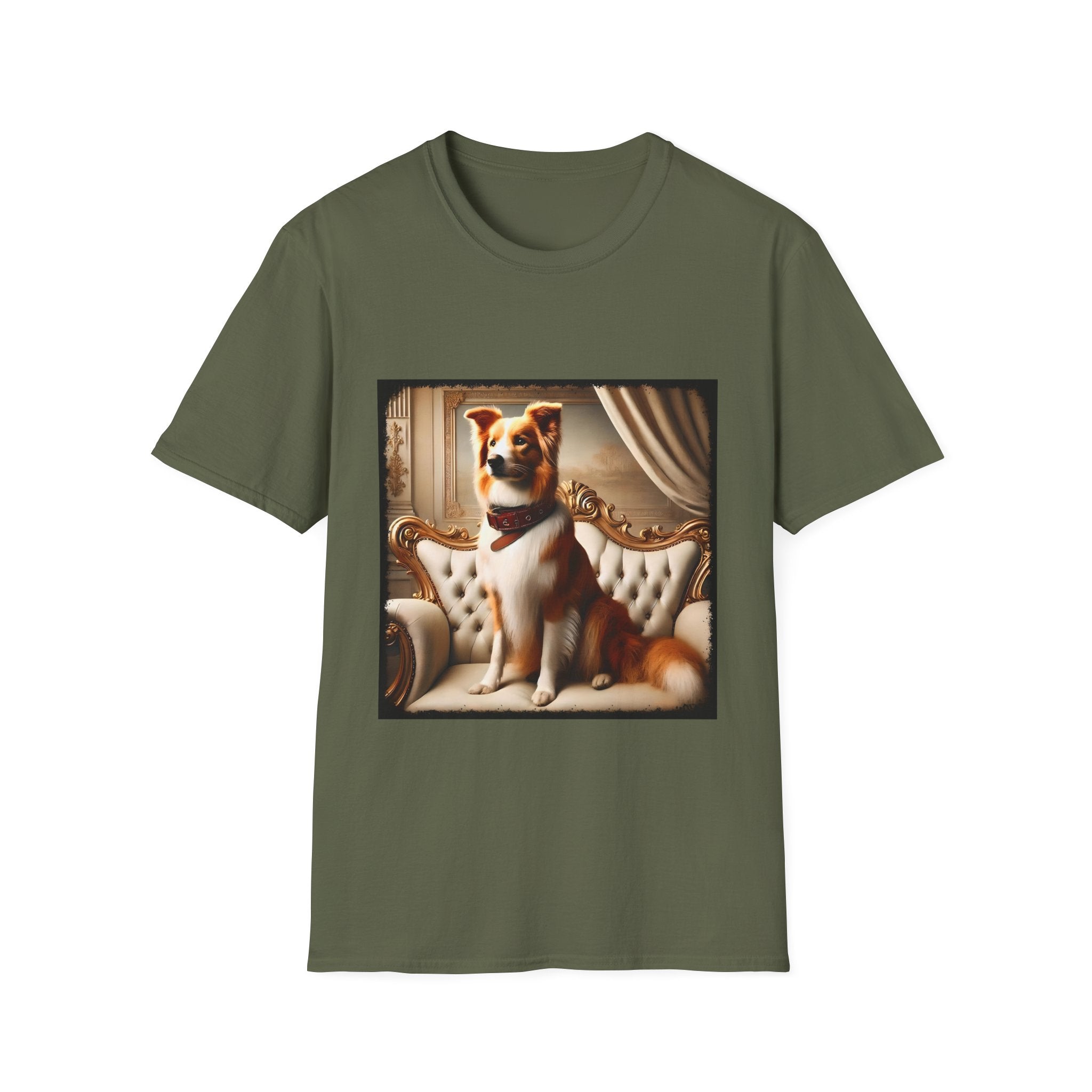 Border Collie Posh Portrait | Unisex Dog T-Shirt