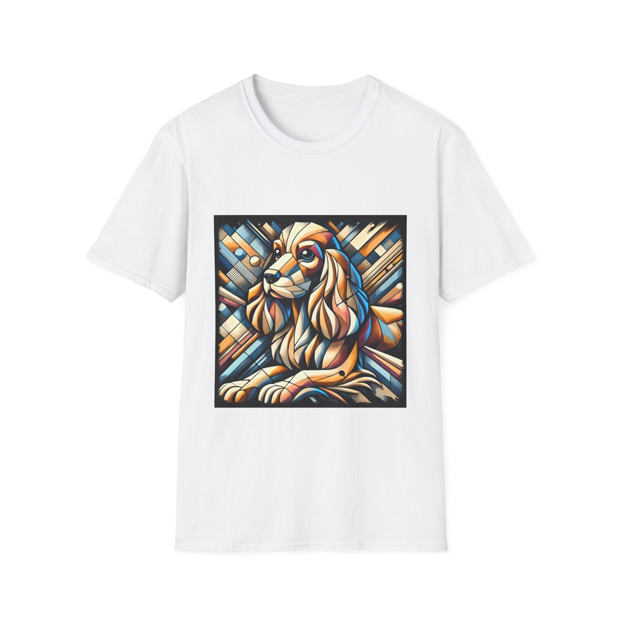 Cocker Spaniel Bold Geometric | Unisex Dog T-Shirt