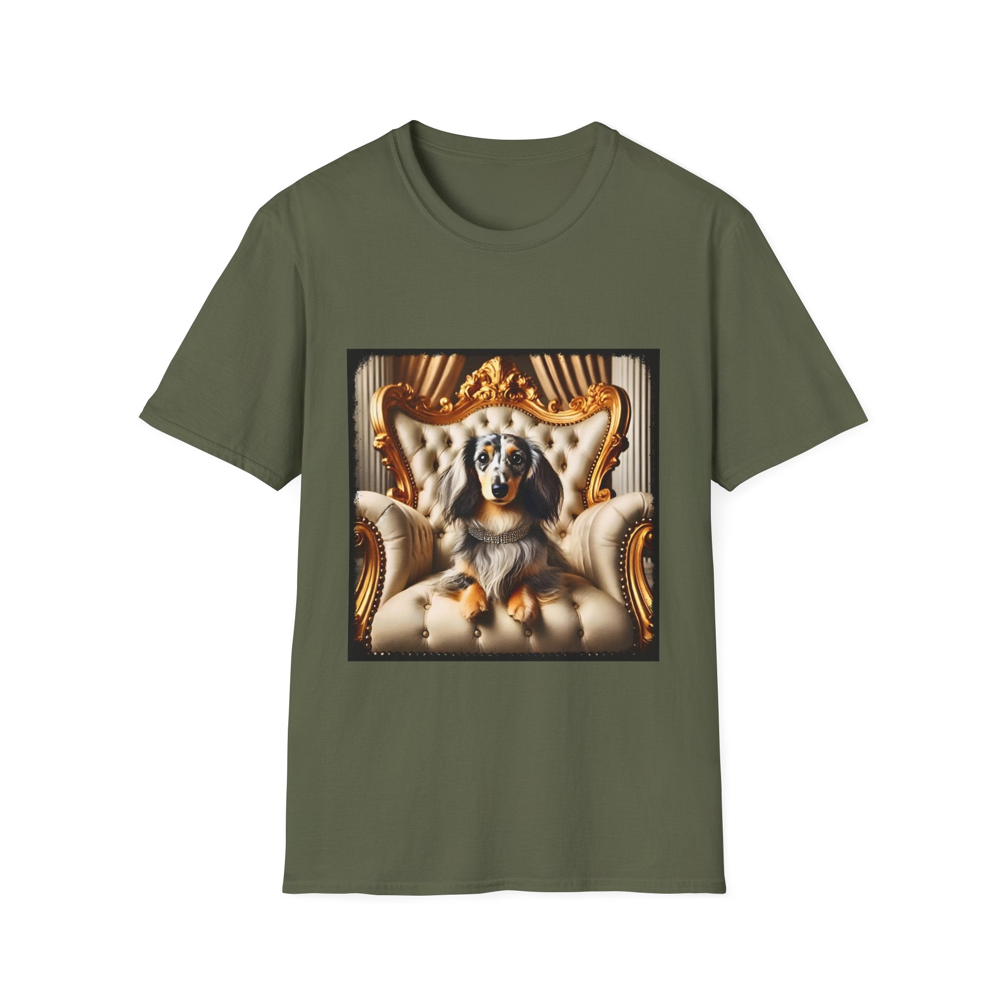 Dachshund Golden Glamour | Unisex Dog T-Shirt