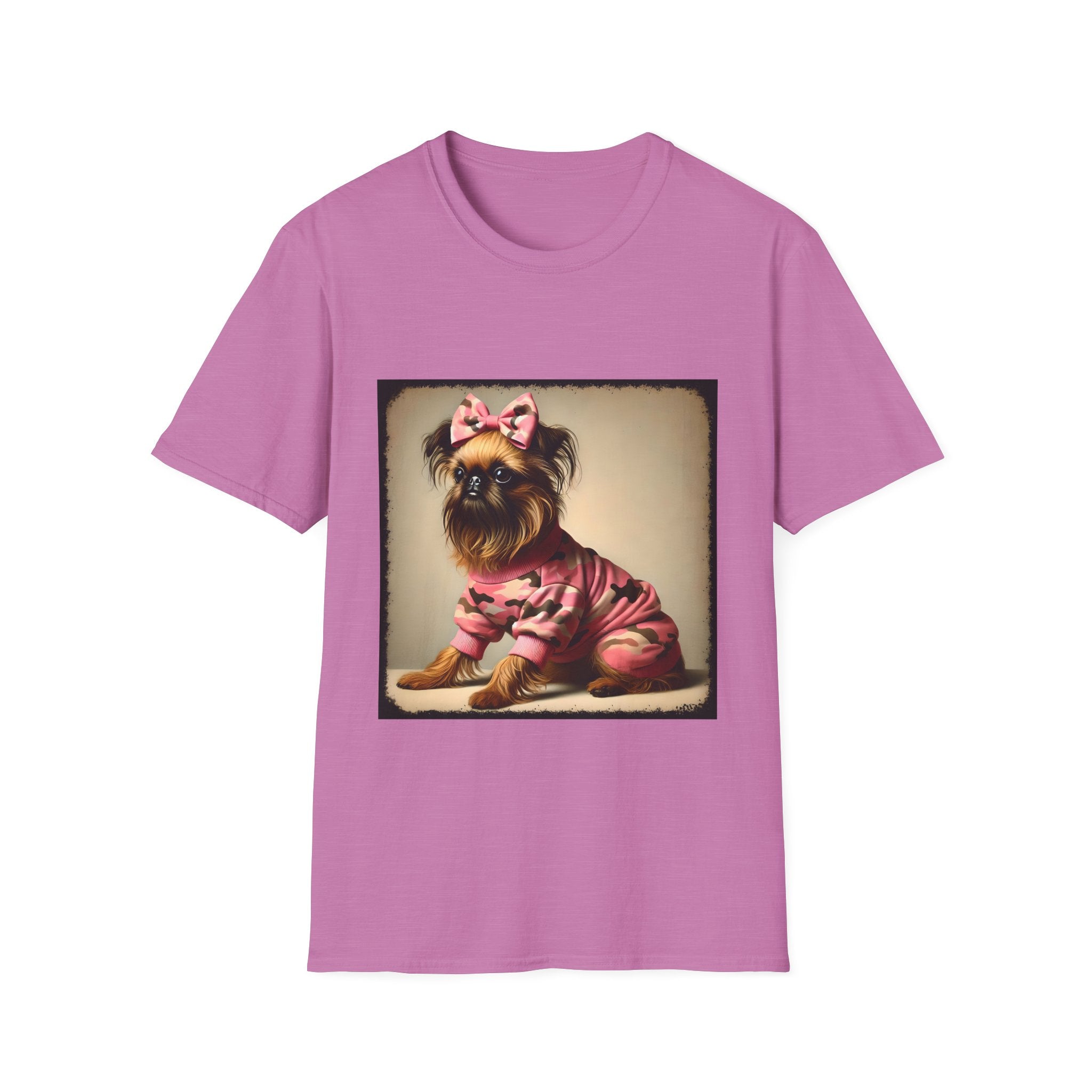 Brussels Griffon Camo Cutie | Unisex Dog T-Shirt