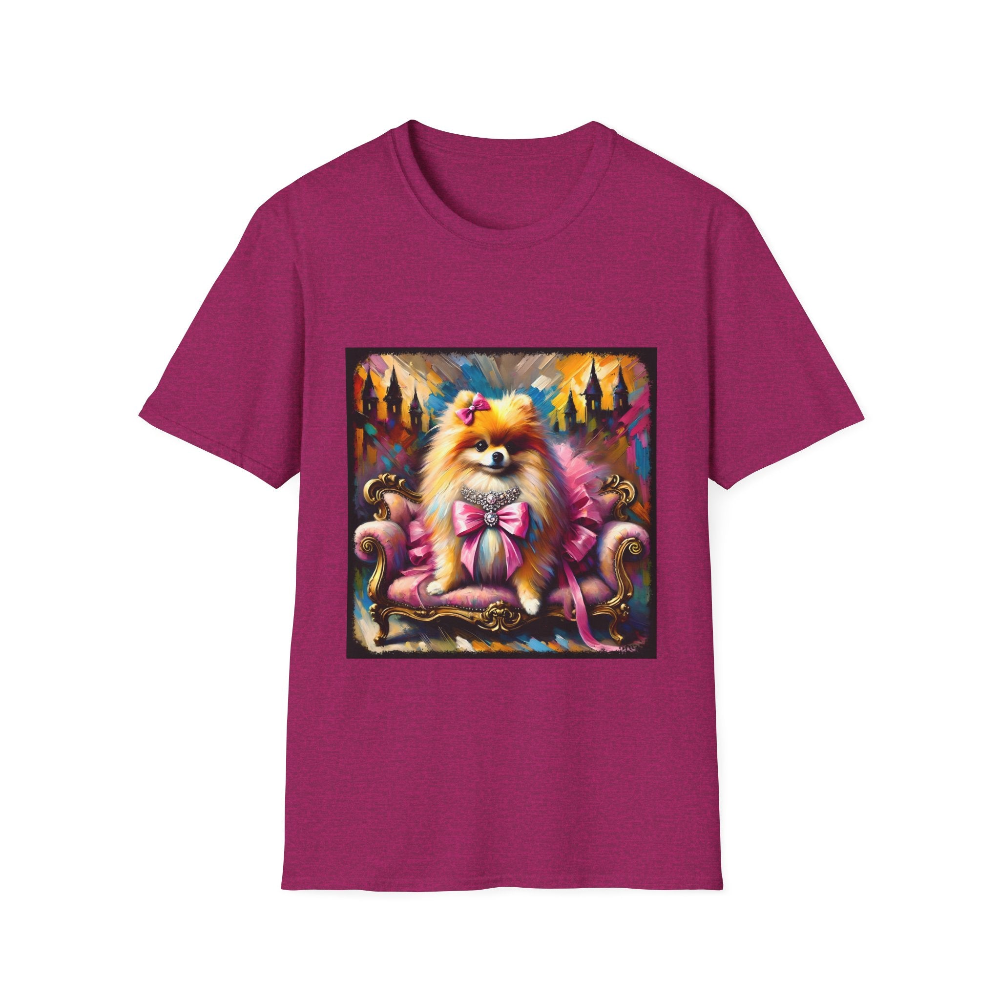 Pomeranian Pink Princess Classic | Unisex Dog T-Shirt