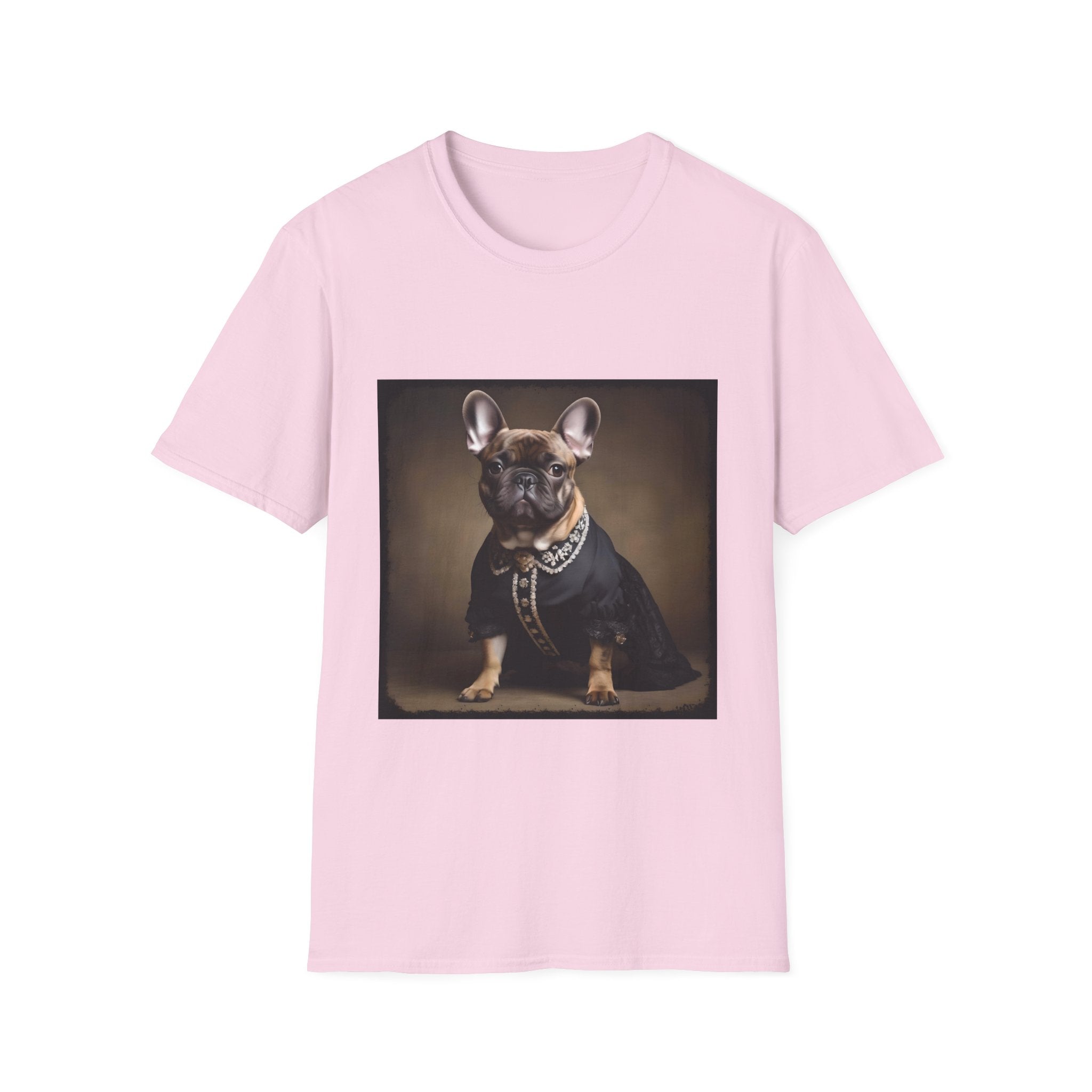 French Bulldog Portrait of a Lady | Unisex Dog T-Shirt