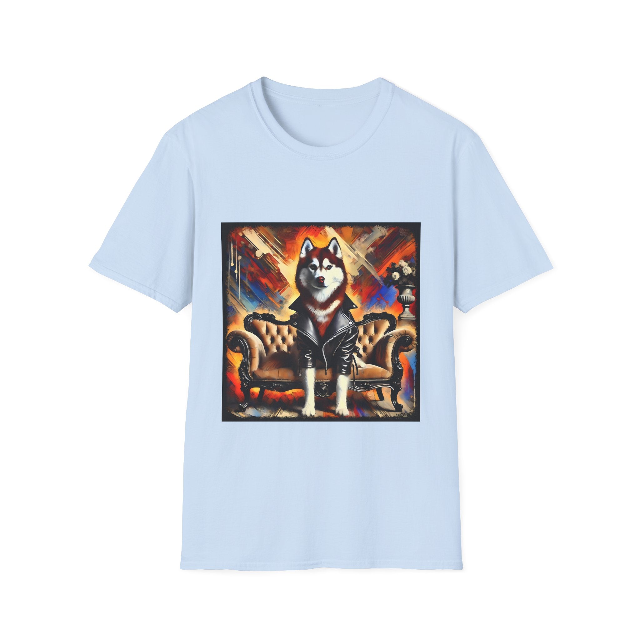 Siberian Husky Vivid Classic | Unisex Dog T-Shirt