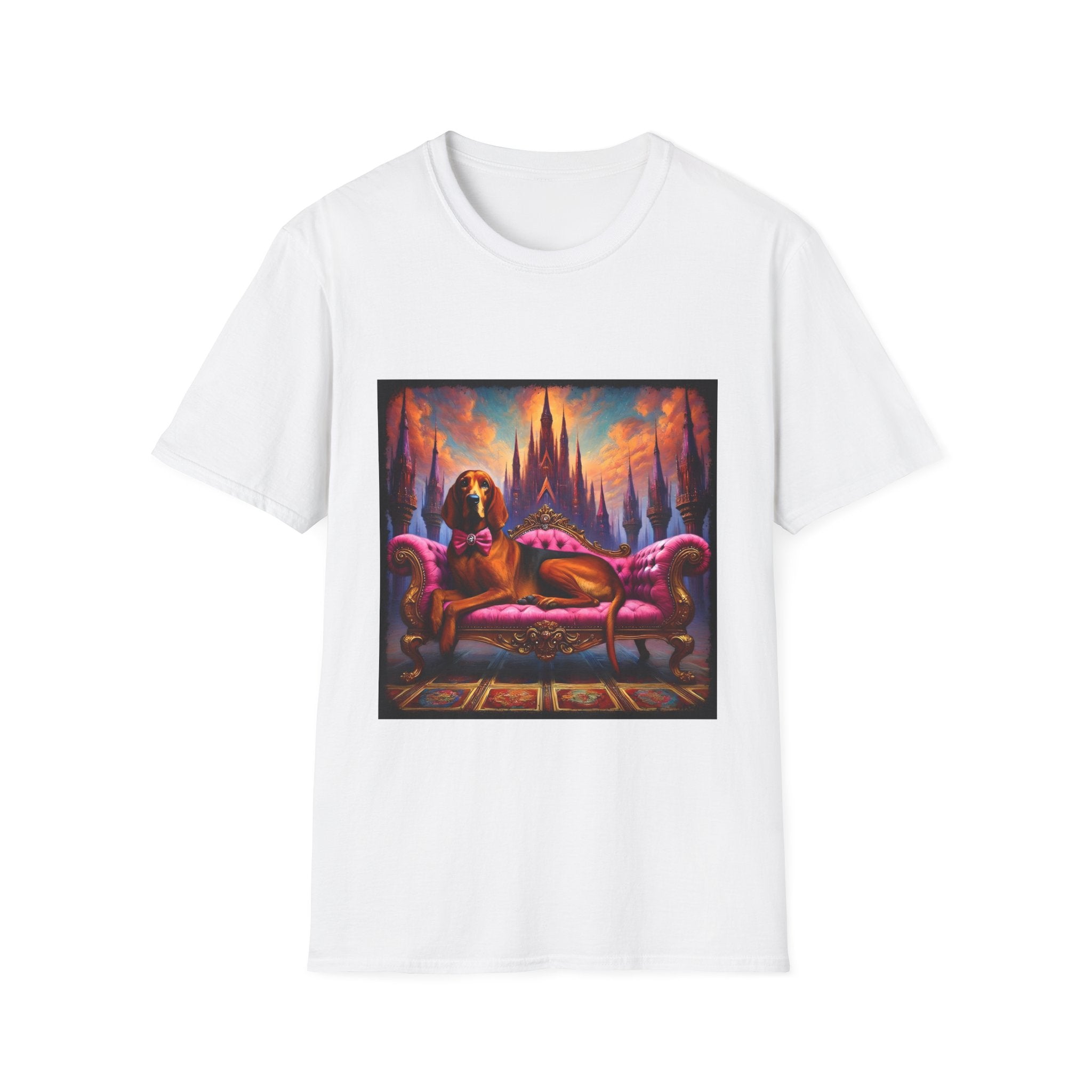 Coonhound Bow Babe | Unisex Dog T-Shirt