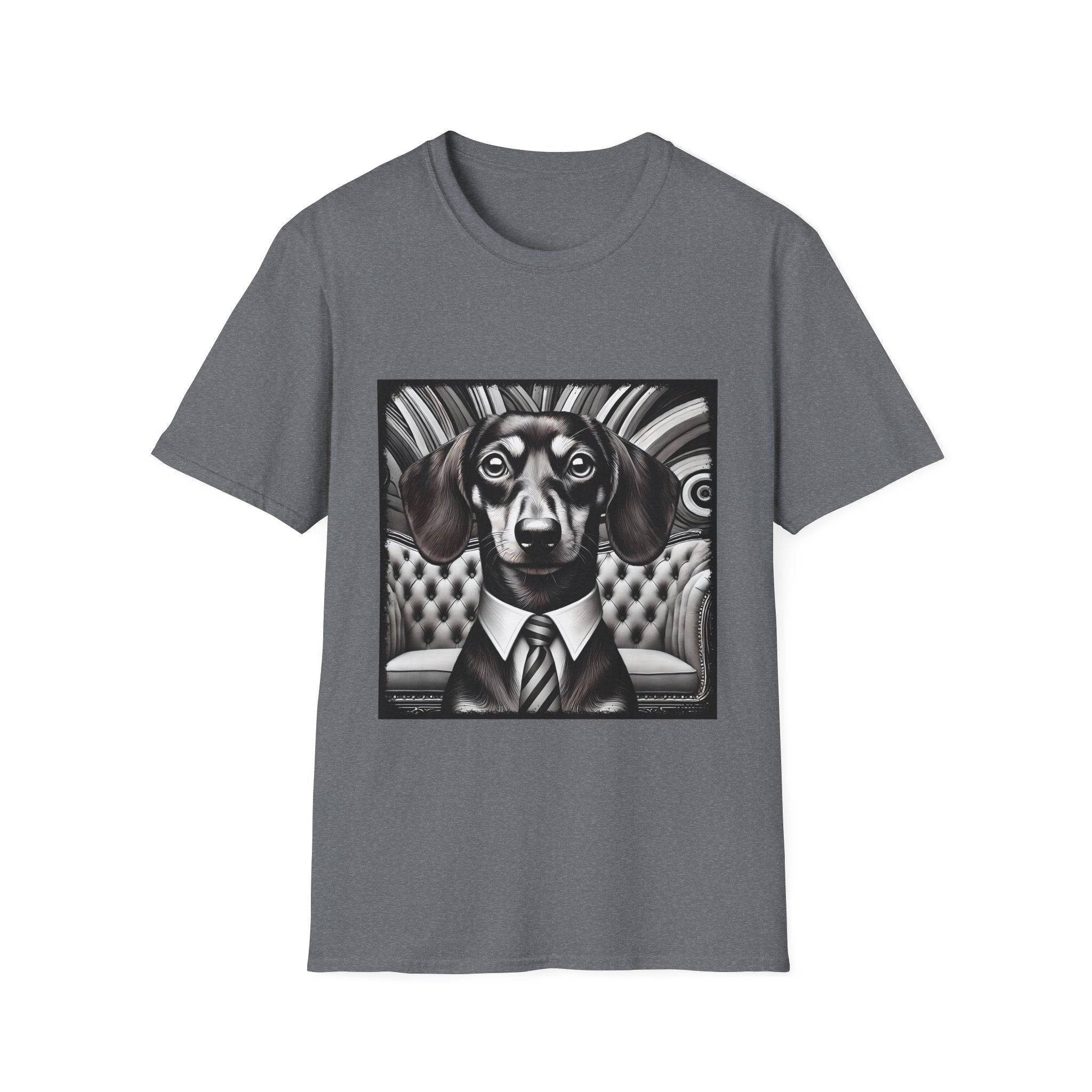 Dachshund B&W Gentleman | Unisex Dog T-Shirt