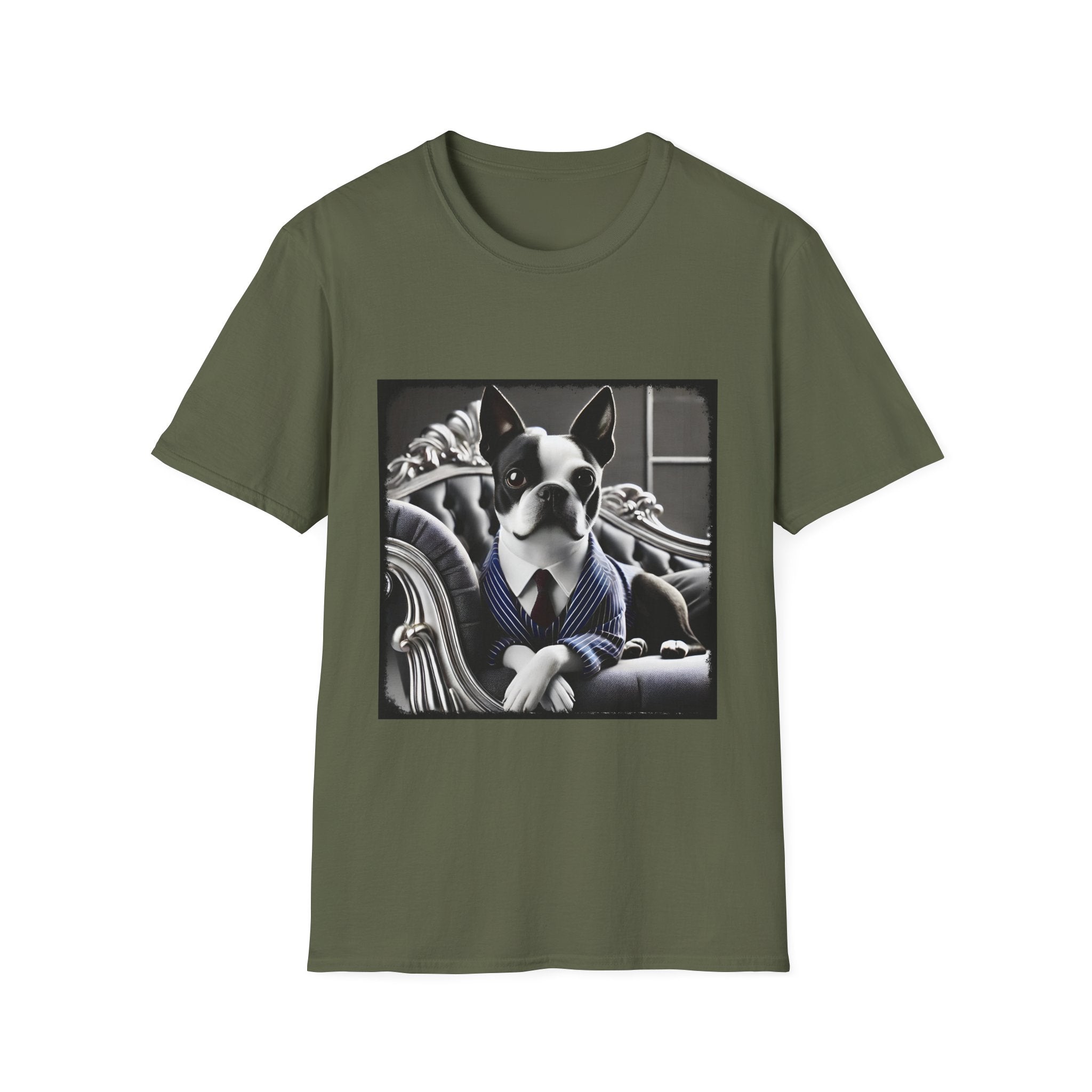 Boston Terrier owner gift graphic tee Dapper Dude