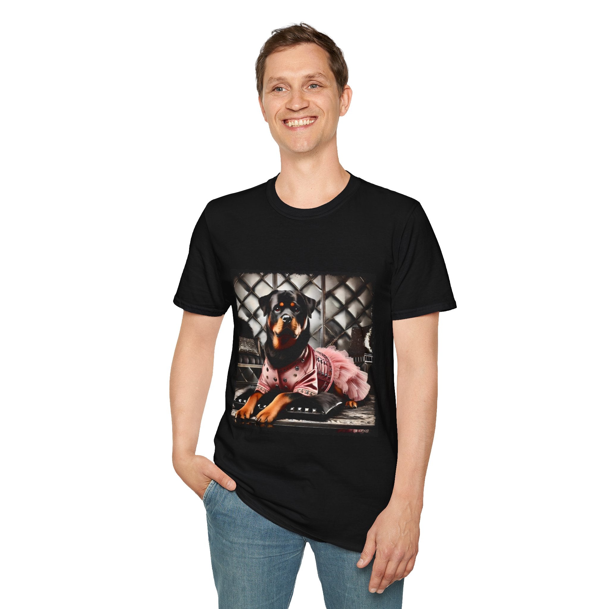 Rottweiler Luxe Rebel | Unisex Dog T-Shirt