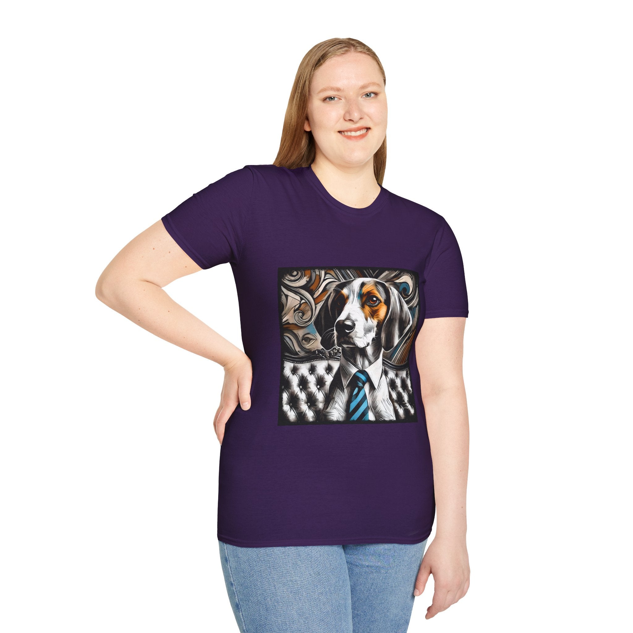 Treeing Walker Coonhound Bold Gentleman | Unisex Dog T-Shirt