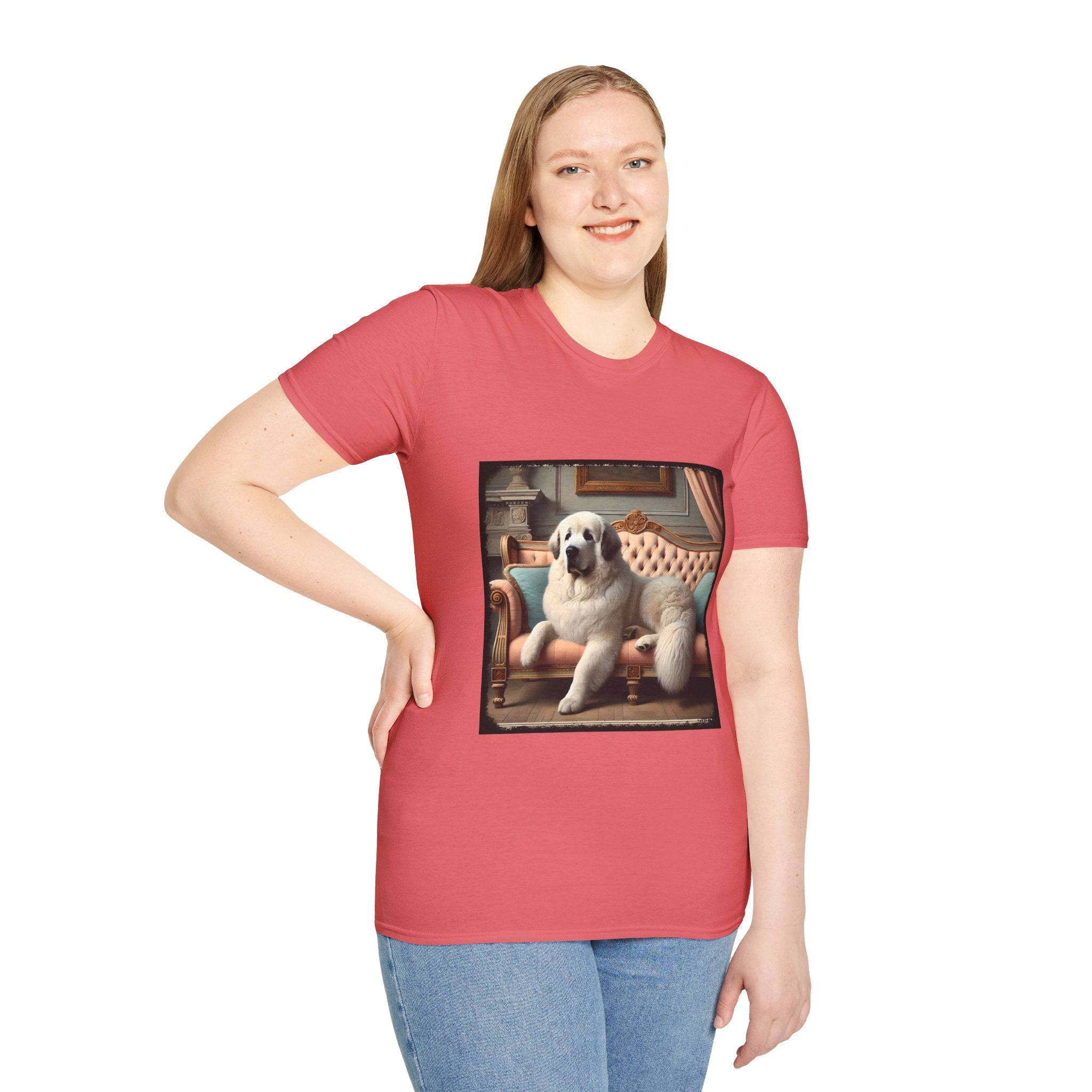 Great Pyrenees Poised Portrait | Unisex Dog T-Shirt