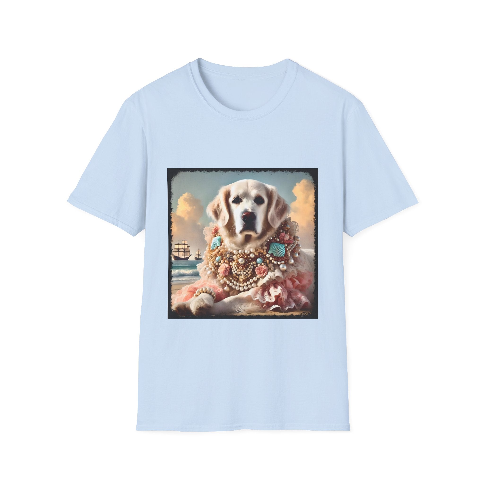 Golden Retriever Beach Beauty | Unisex Dog T-Shirt