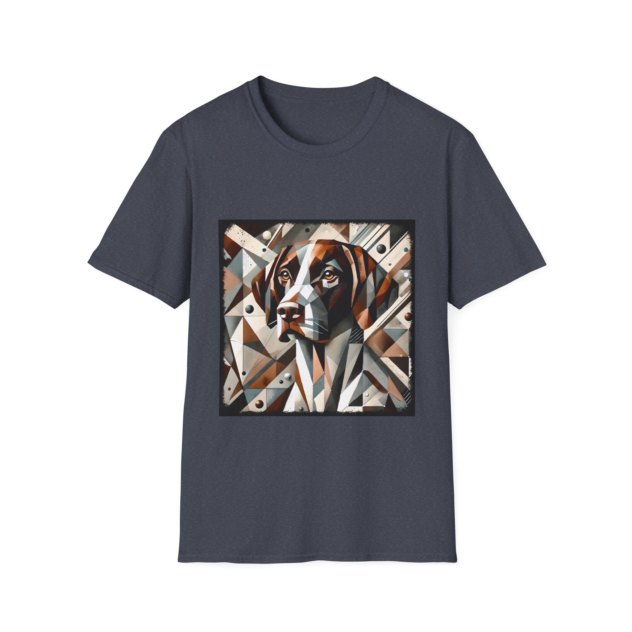 German Shorthaired Pointer Warm Geometric | Unisex Dog T-Shirt