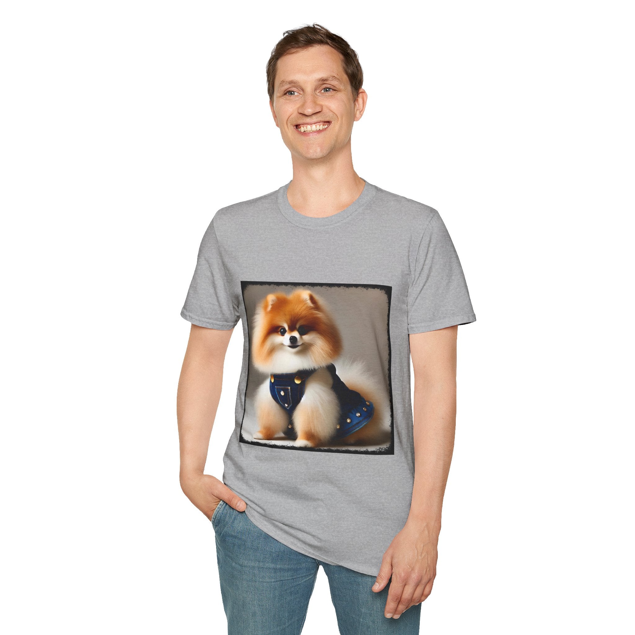Pomeranian Jean Dream | Unisex Dog T-Shirt