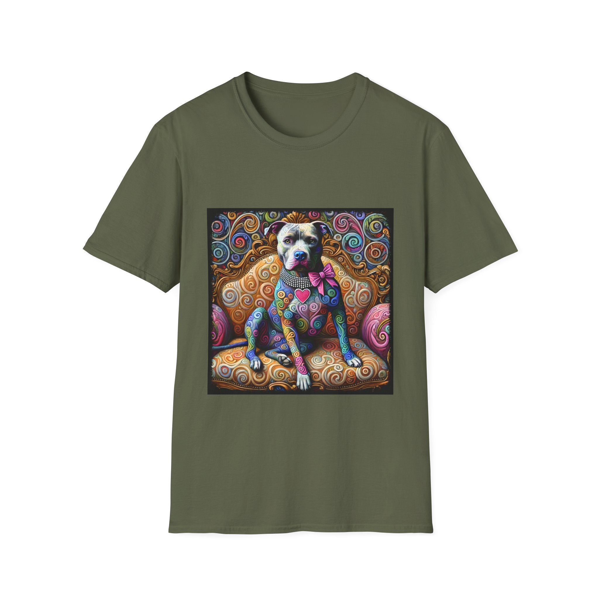 American Pit Bull Terrier Love Swirl | Unisex Dog T-Shirt