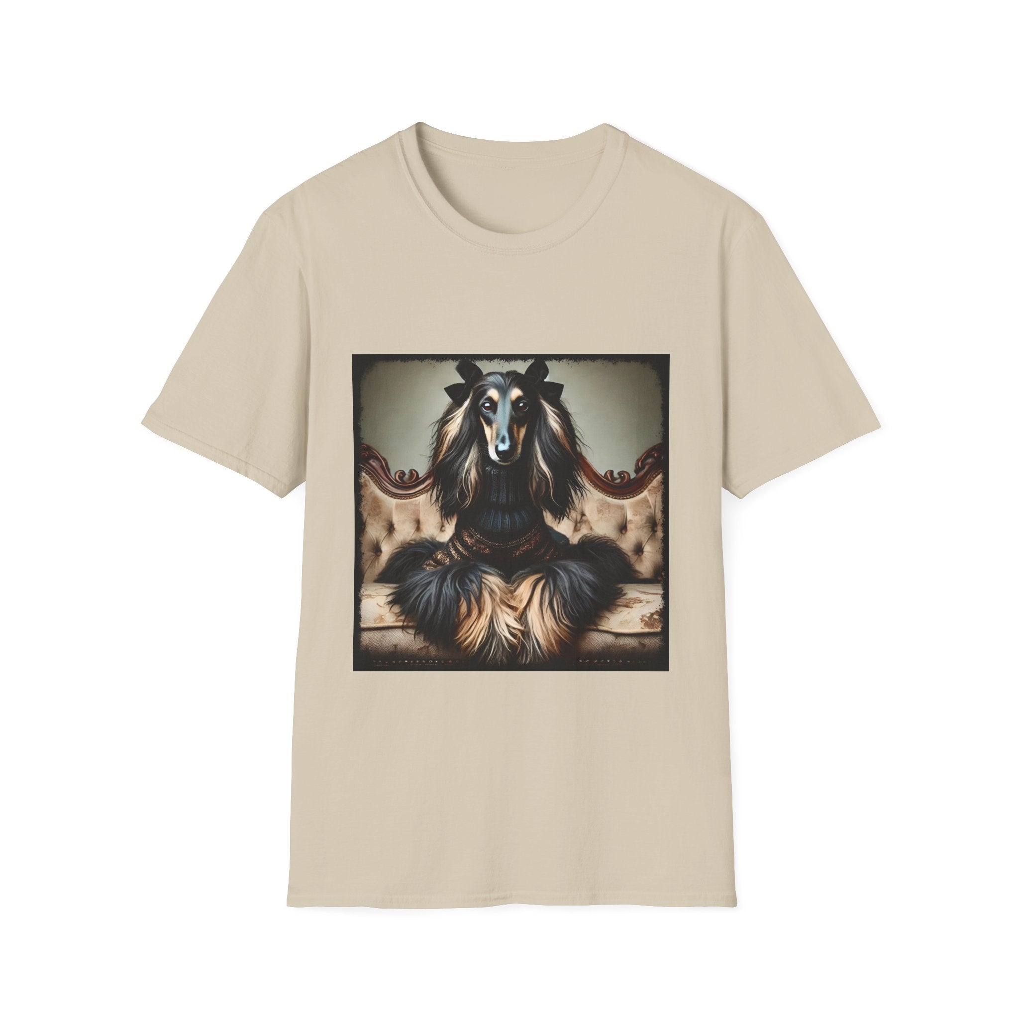 Afghan Hound Bold Icon | Unisex Dog T-Shirt