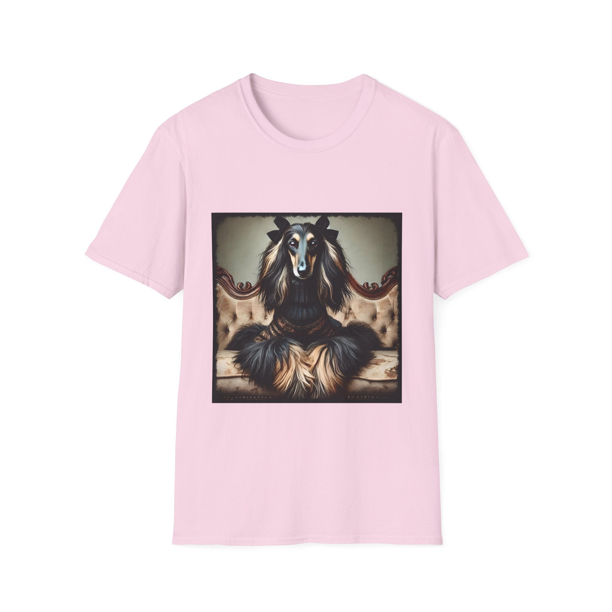Afghan Hound Bold Icon | Unisex Dog T-Shirt